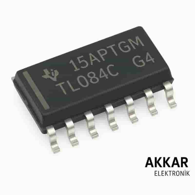 TL084 SOIC-14 SMD OpAmp Entegresi