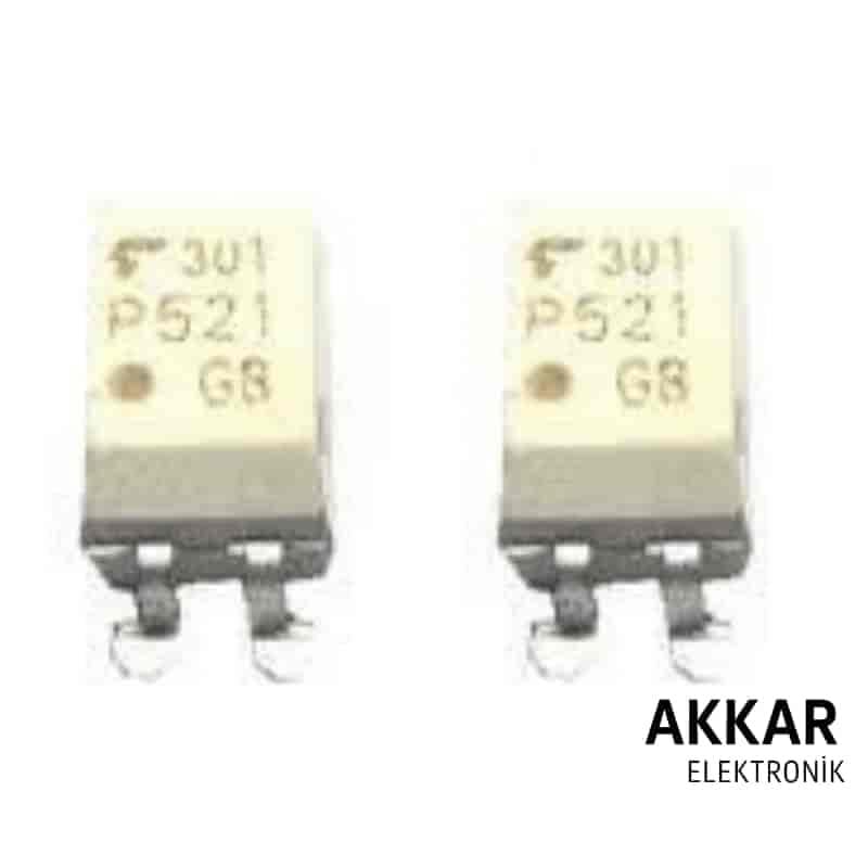 TLP521-1 SMD-4 Transistör Çıkışlı Optokuplör Entegresi