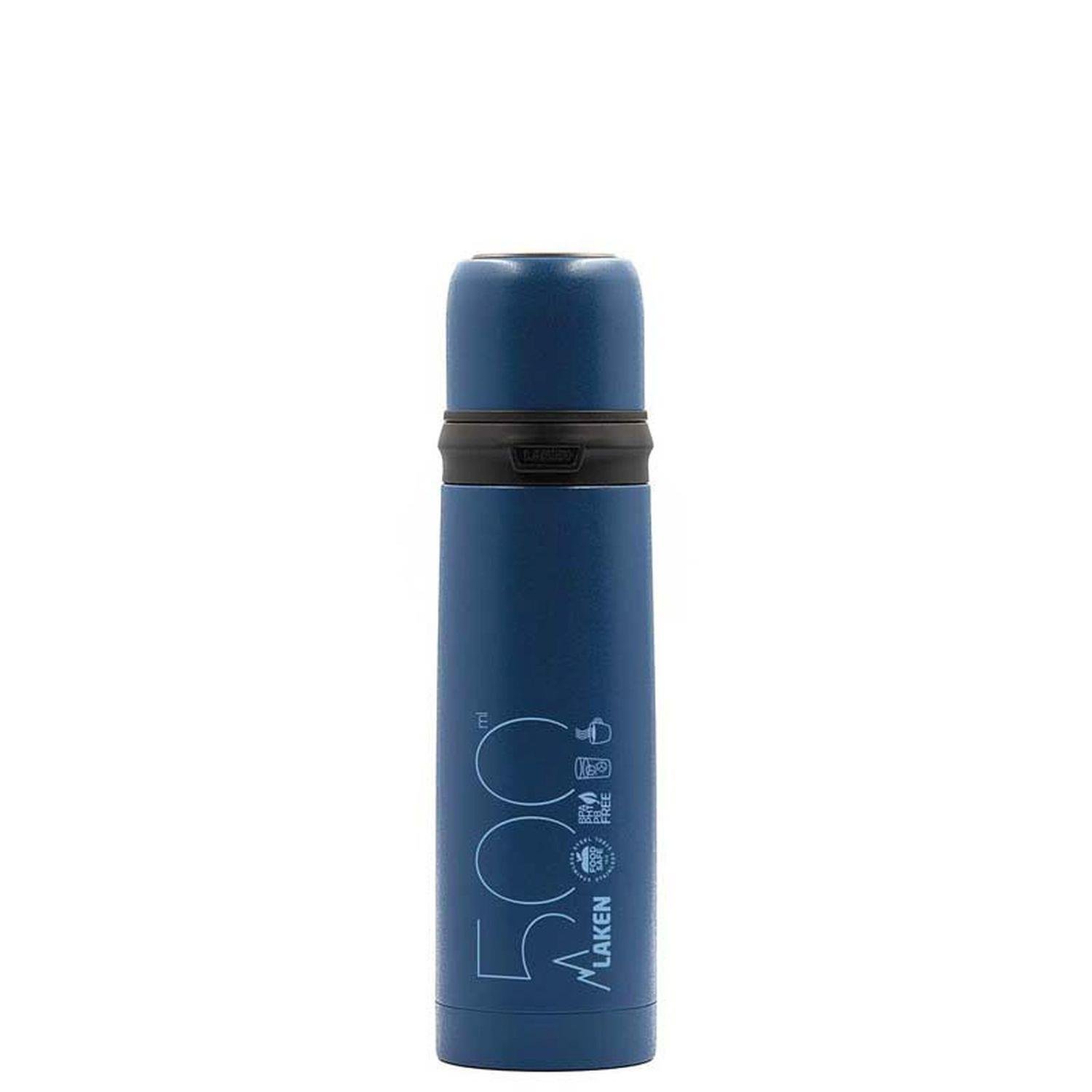 Laken Çelik 18/8 Termos+Neopren Kılflı 0,50L - Mavi LK180050A