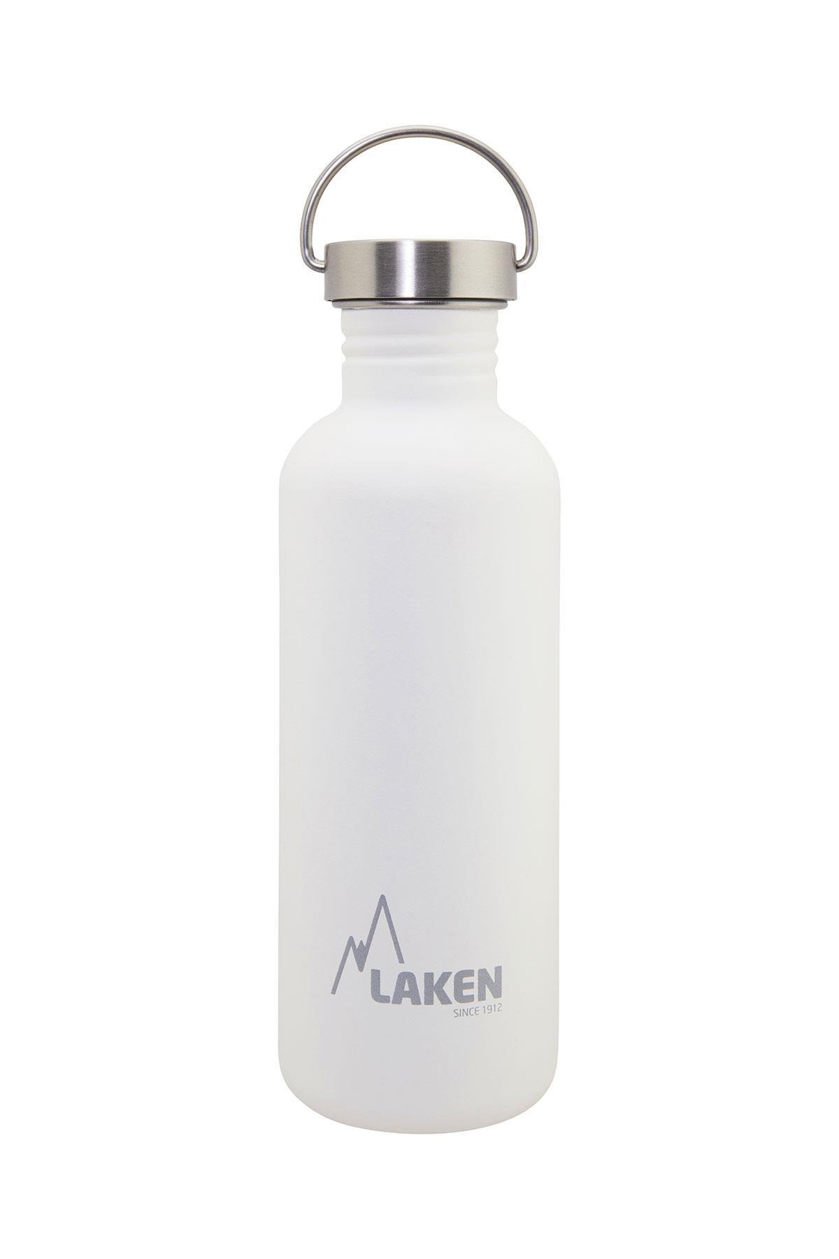 Laken Çelik 18/8 Vintage Basic Şişe 1L - Beyaz LKBSH100BL