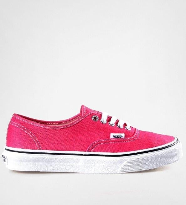 Vans Authentic Koyu Pembe Beyaz Unisex Ayakkabı Vvoeln8