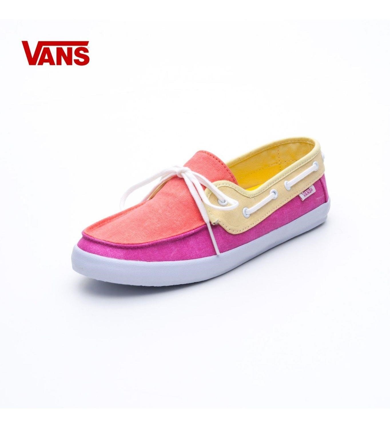 Vans Chauffette Pembe Açık Pembe Krem Kadın Ayakkabısı Vse9C6N
