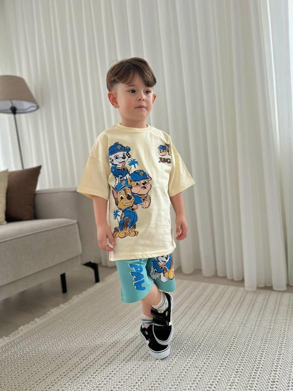PAW PATROL TURKUAZ ŞORT-TİŞÖRT TAKIMI