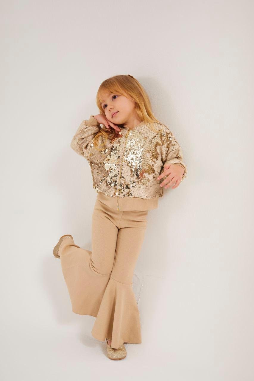 SHİNE COLLECTİON BEJ PANTOLON-CEKET TAKIM