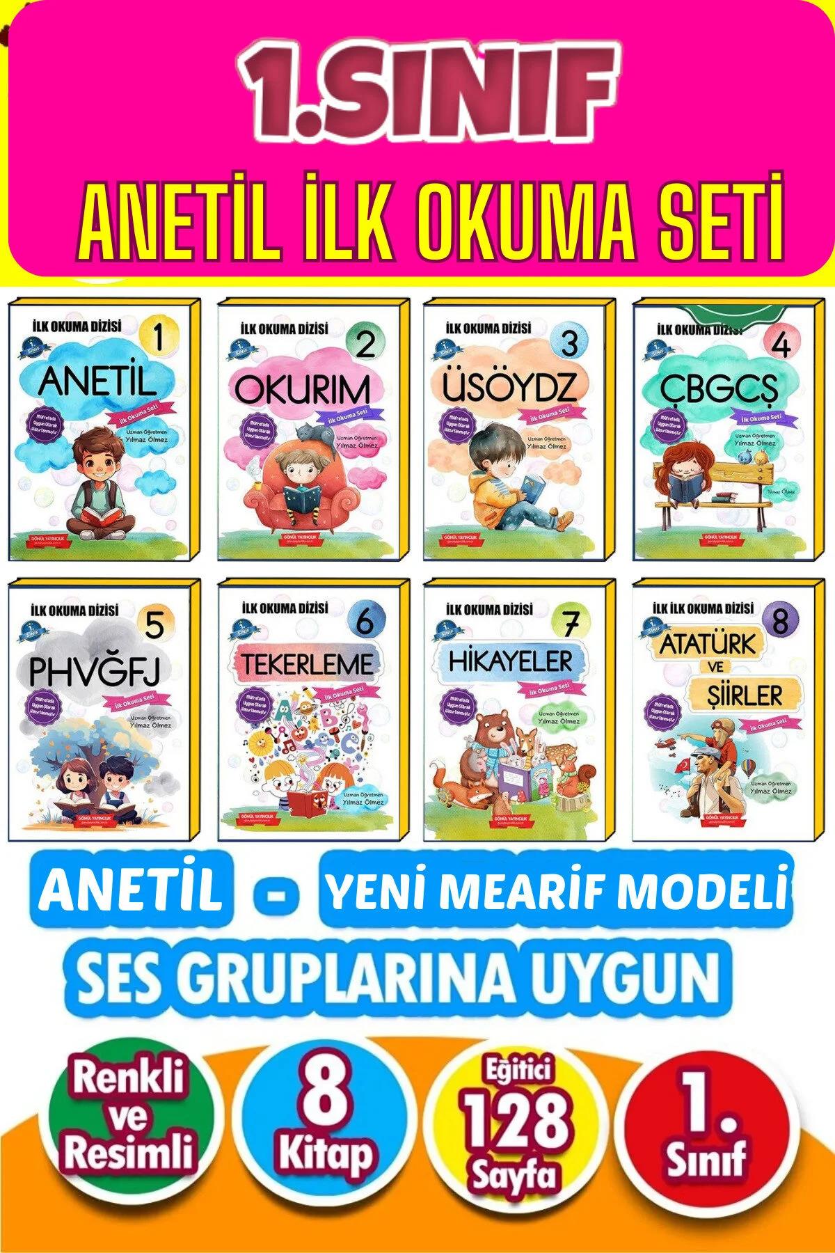 1. Sınıf Anetil Ilk Okuma Seti (8 KİTAP)