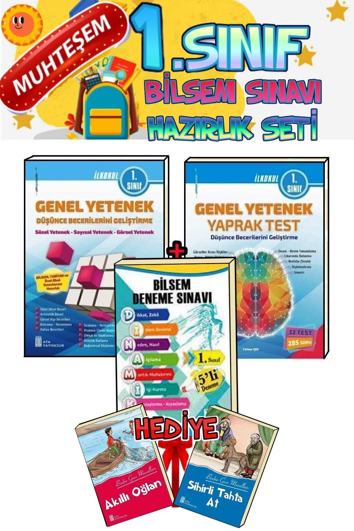 1.sınıf ATA Bilsem Düşünce Becerileri+genel Yetenek Yaprak Test+bilsem Deneme Sınavı