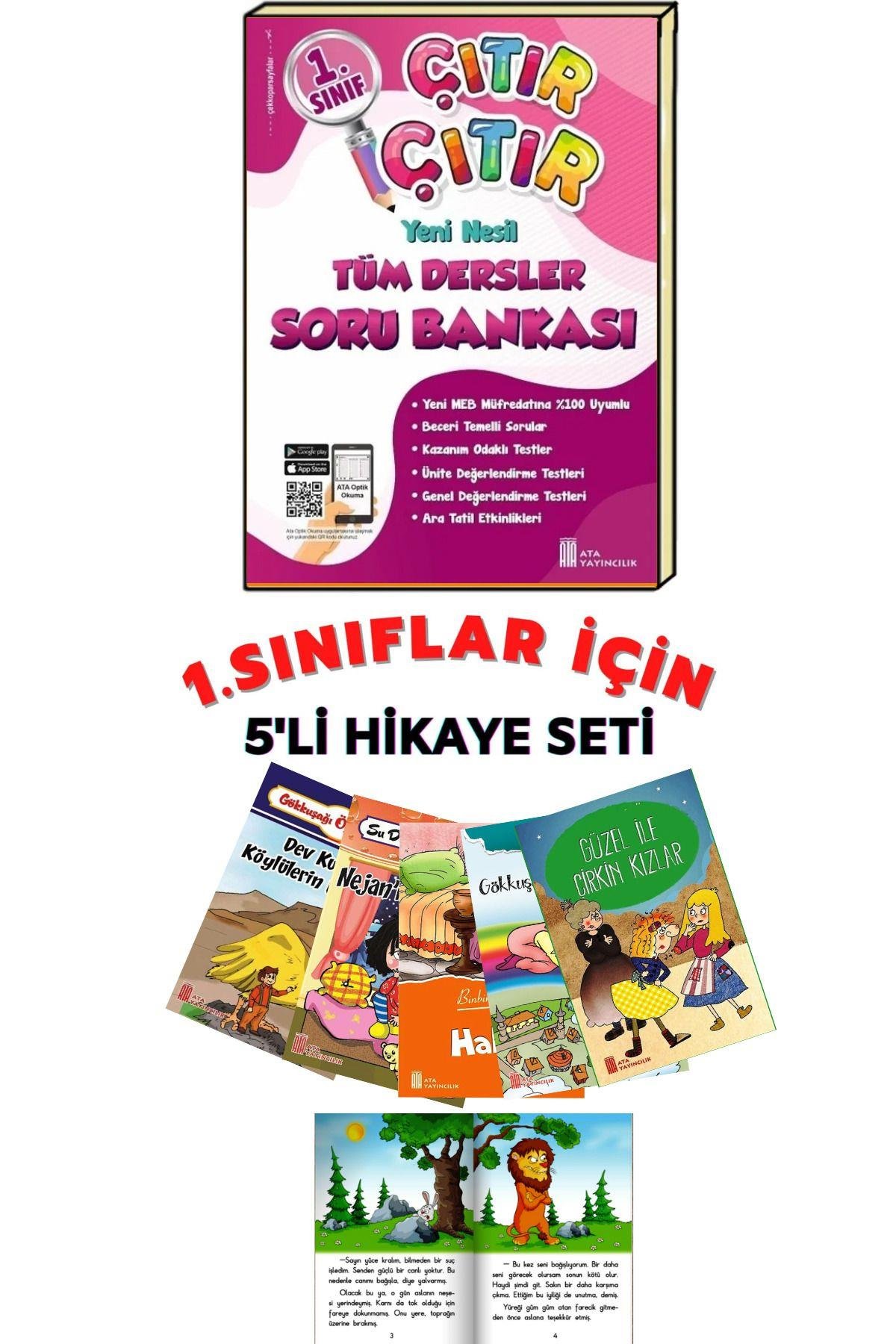 1. Sınıf Çıtır Çıtır Tüm Dersler Soru Bankası Ve Karma Hikaye Seti