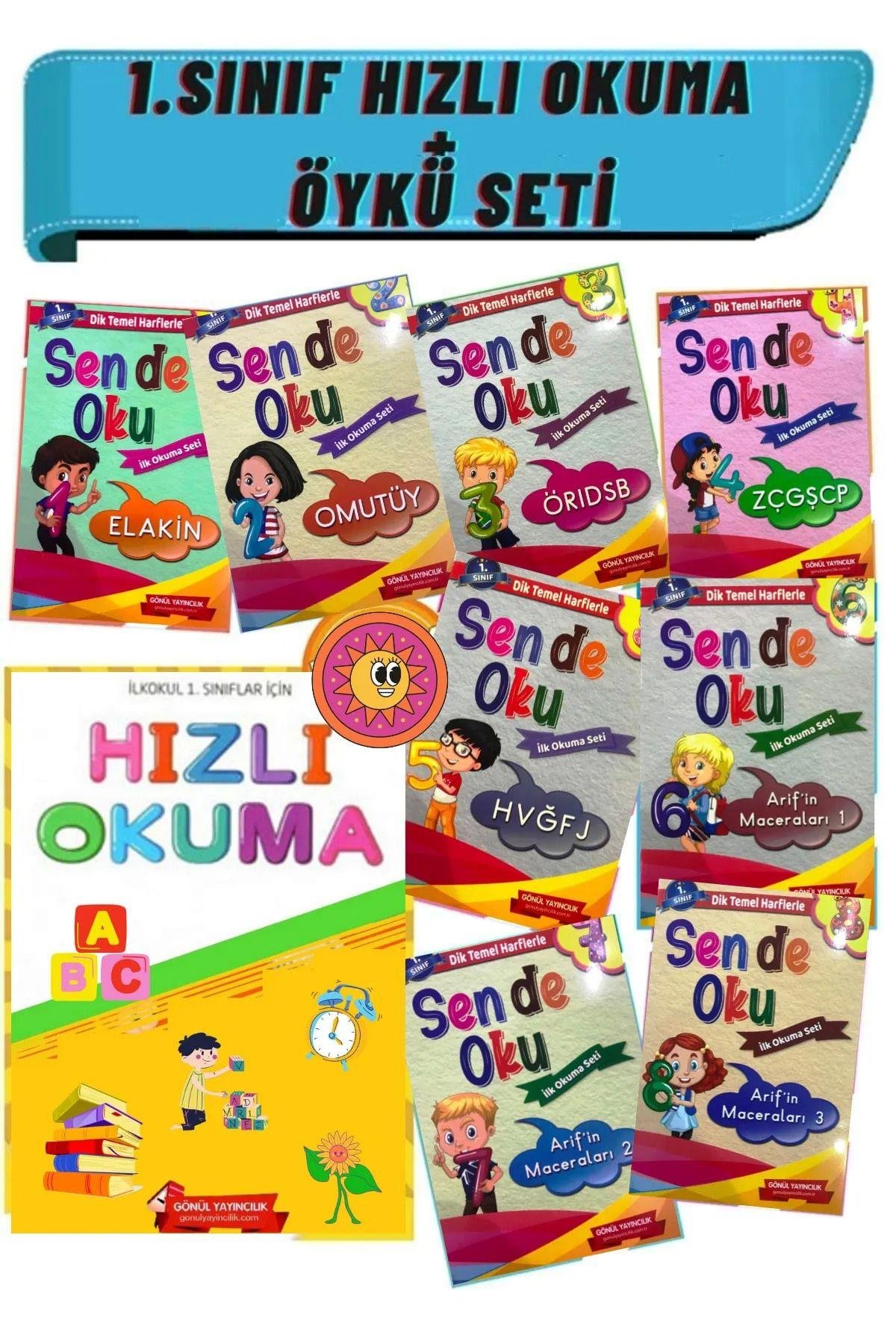 1.sınıf Hızlı Okuma+eğitici Öykü Dizisi (8 Kitap)