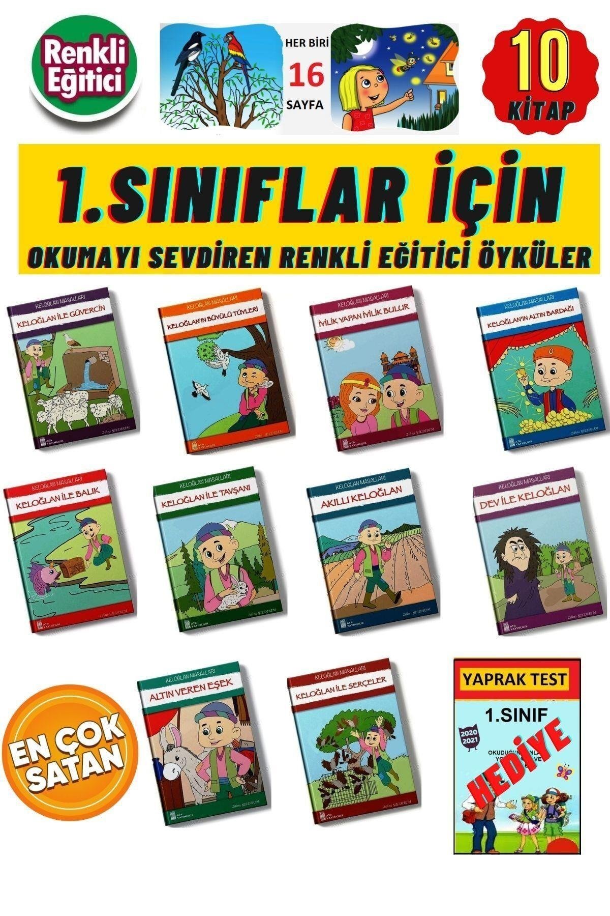 1.sınıflar Gökkuşağı Öykü Dizisi (10 Kitap)+değerlendirme Soru Kitapçığı
