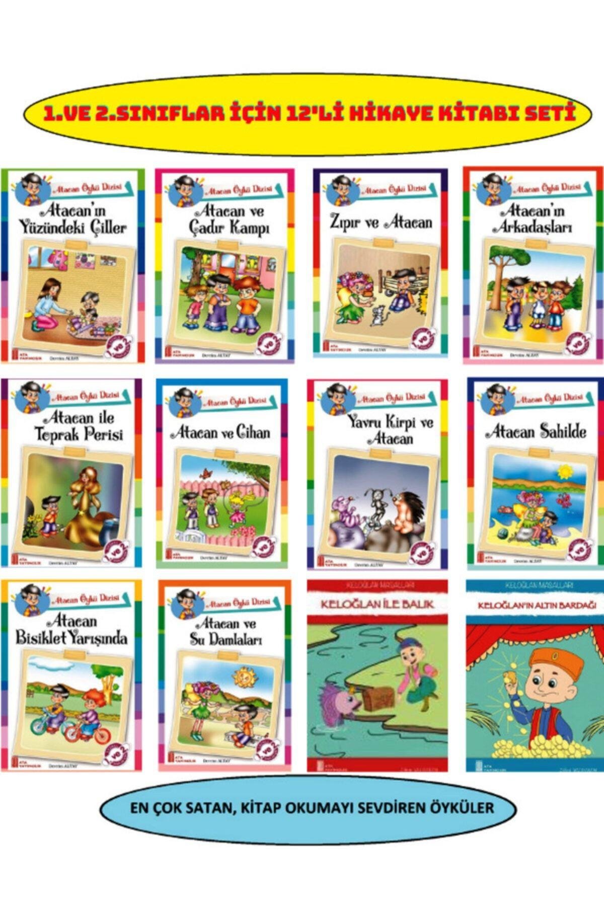 1.ve 2.sınıflar Için Öğretmen Tavsiyeli 12'li Hikaye Kitabı Seti