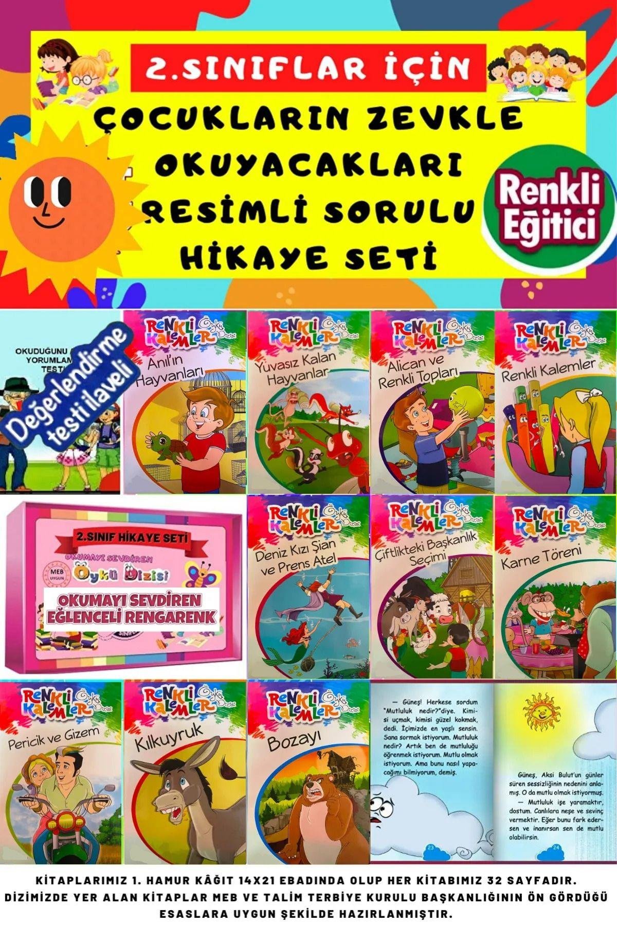 2.sınıf Okumayı Sevdiren Hikaye Seti Ve Değerlendirme Testi