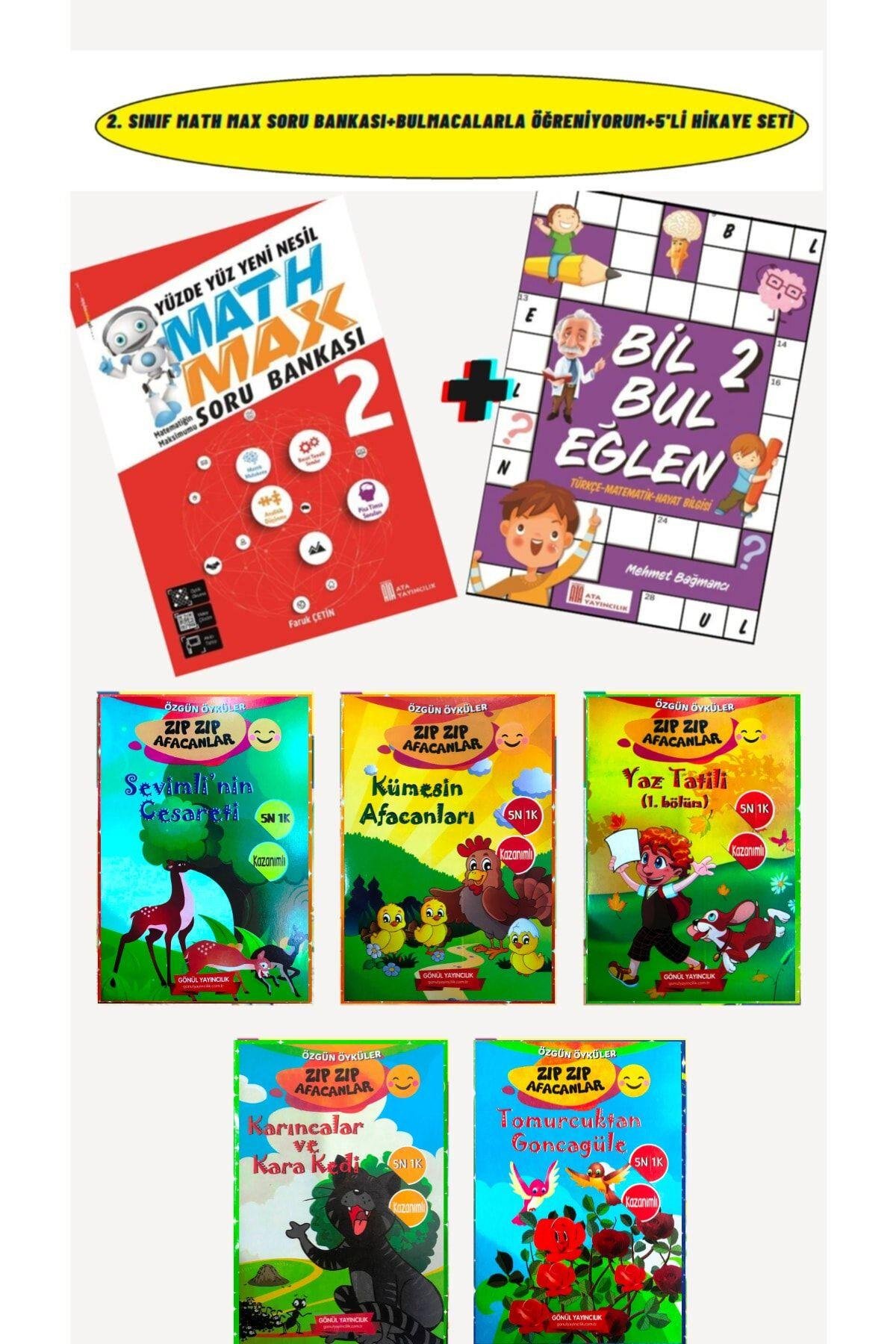 2. Sınıf Neşeli Matematik Öyküleri Bil Bul Eğlen 2.sınıfların Zevkle Okuyacağı 5'li Öykü Seti