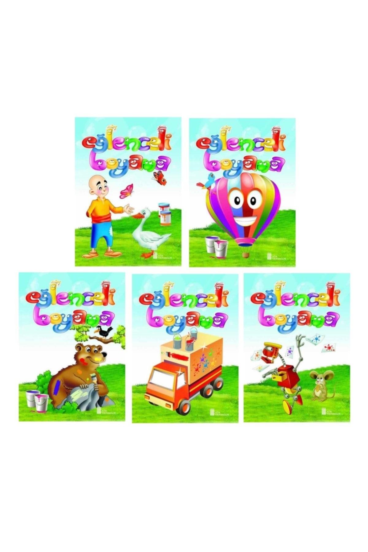 3-6 Yaş Eğlenceli Boyama Kitapları 5 Li