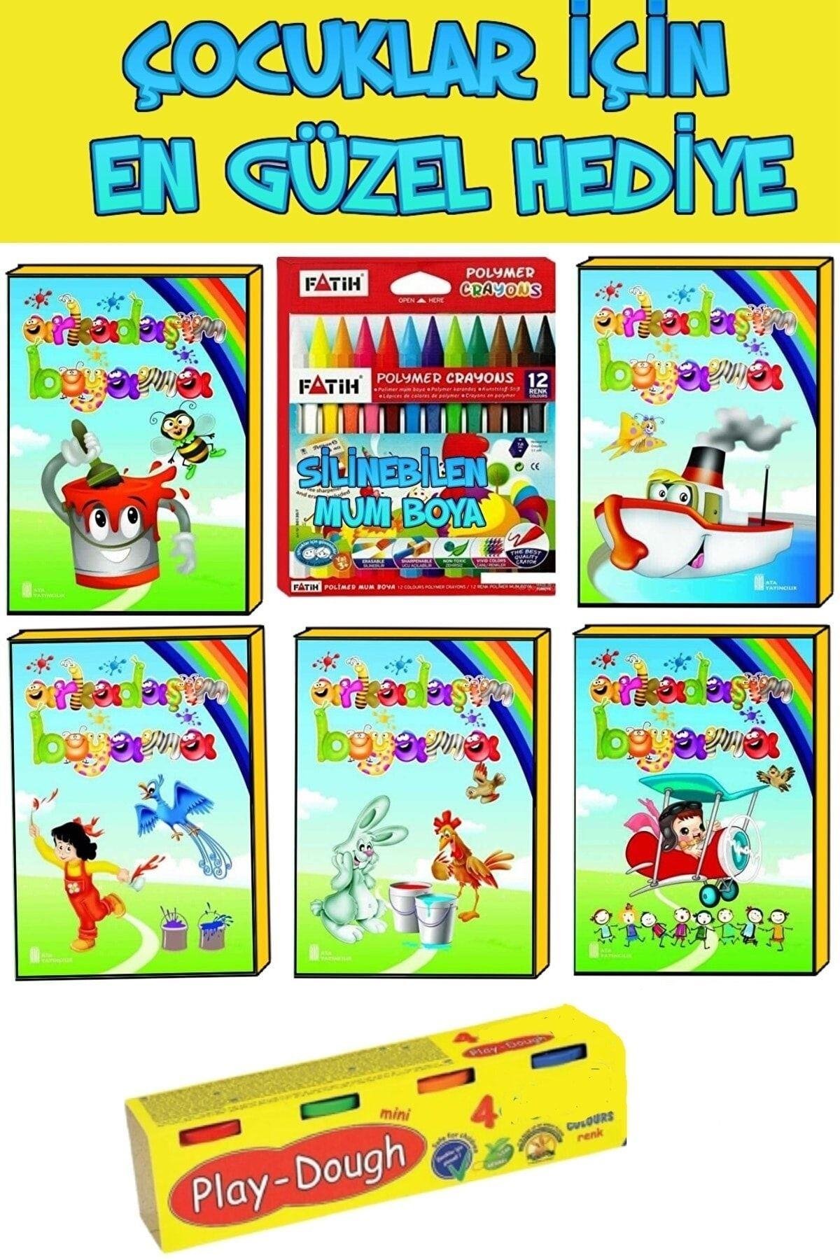 3-6 Yaşa Uygun Boyama Seti Oyun Hamuru