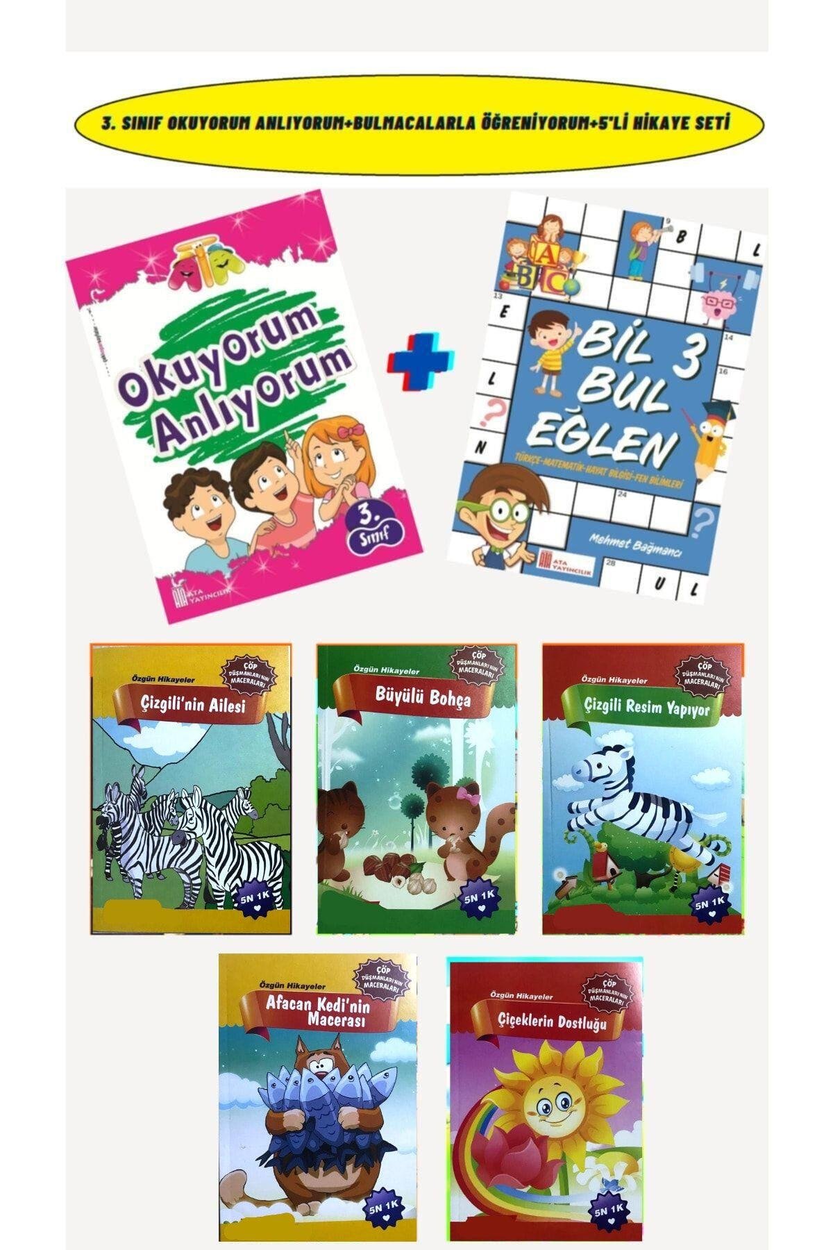 3. Sınıf Okuyorum Anlıyorum +bil Bul Eğlen +5'li Süper Hikaye Seti