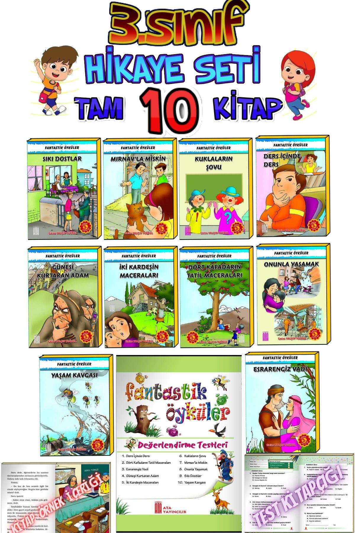 3 Ve 4.sınıflar Için Okumayı Sevdiren Kutulu 10'lu Hikaye Kitabı Seti
