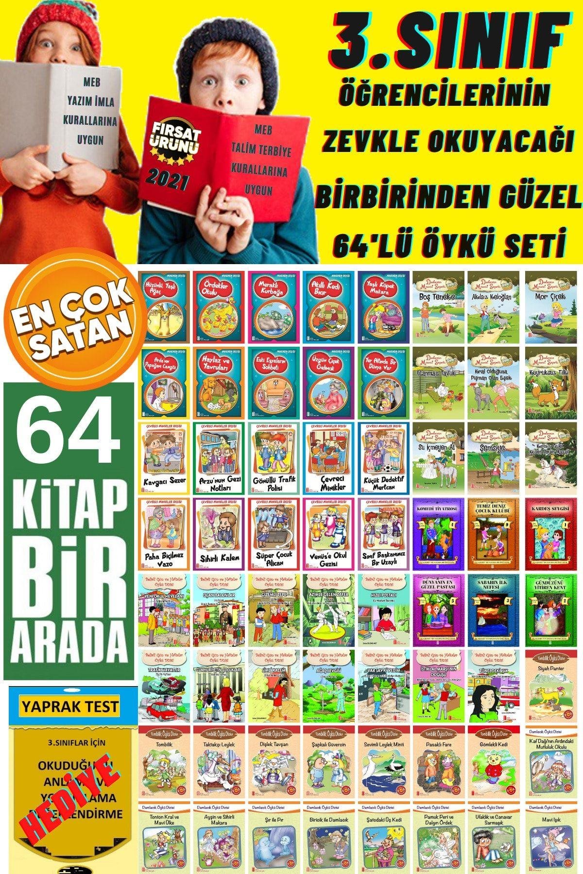3.ve 4.sınıflar Için   64 Kitap (MEB TAVSİYELİ HER BİRİ 64 SAYFA)