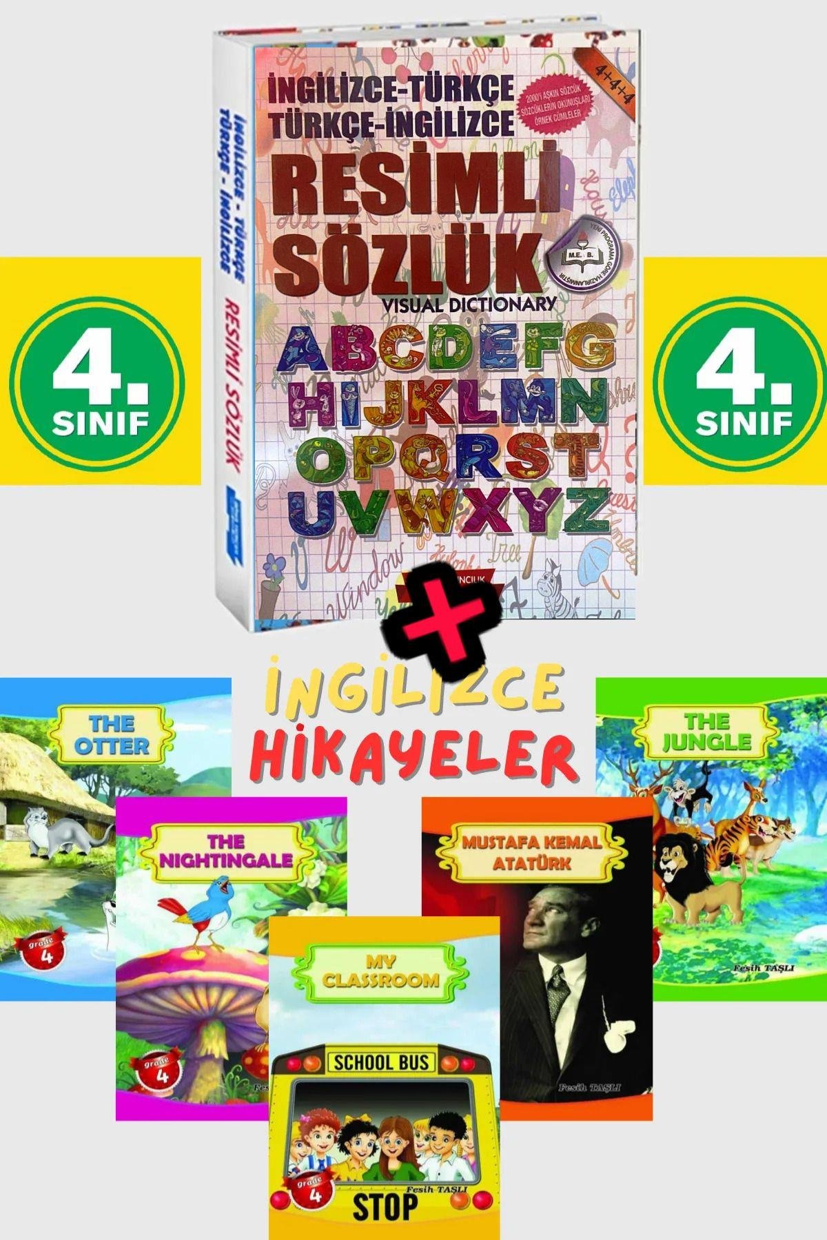 4.sınıf Öğrencilerinin Zevkle Okuyacağı Ingilizce Hikaye Kitabı Seti