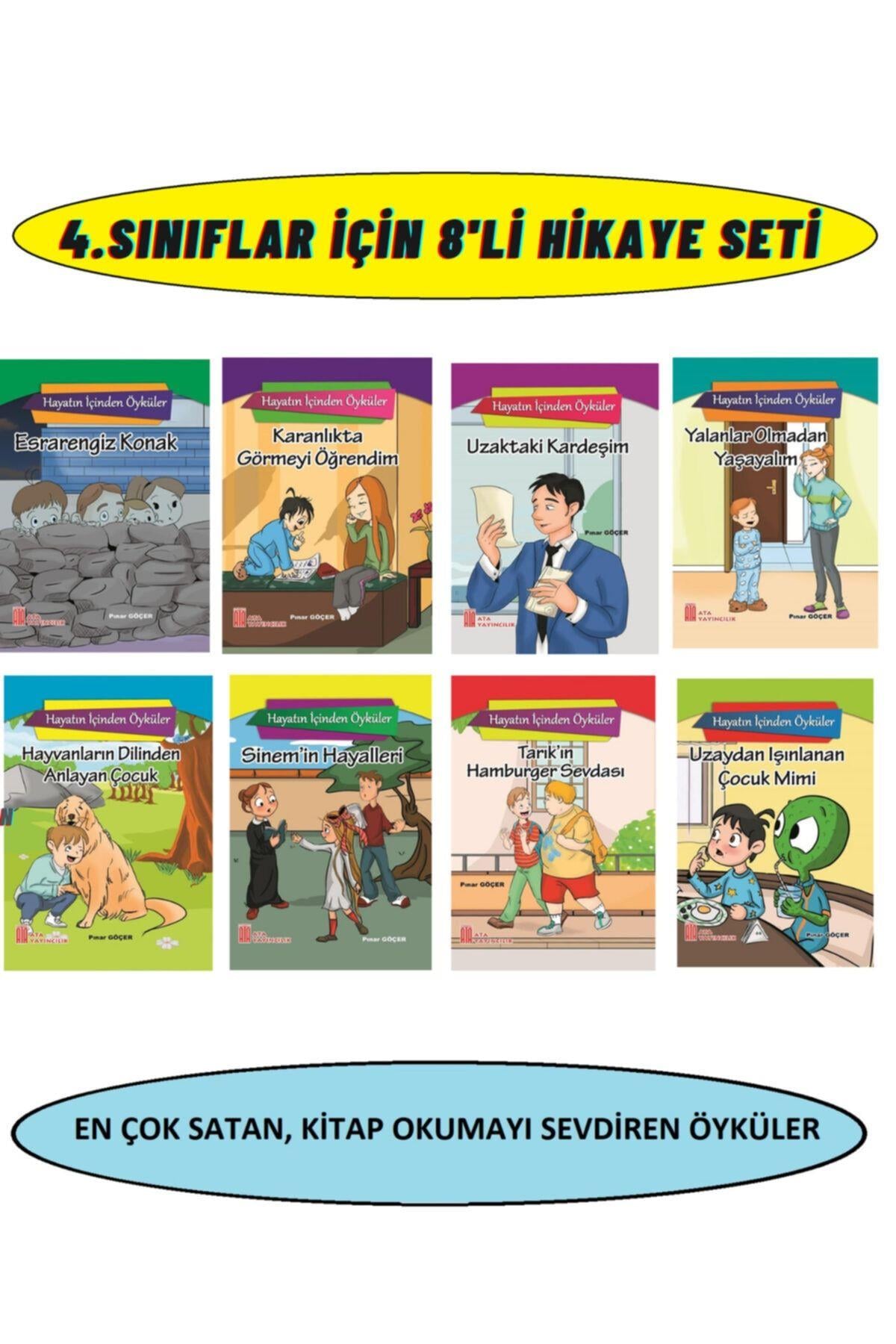 4.sınıfların Severek Okuyacağı 8'li Hikaye Kitabı Seti