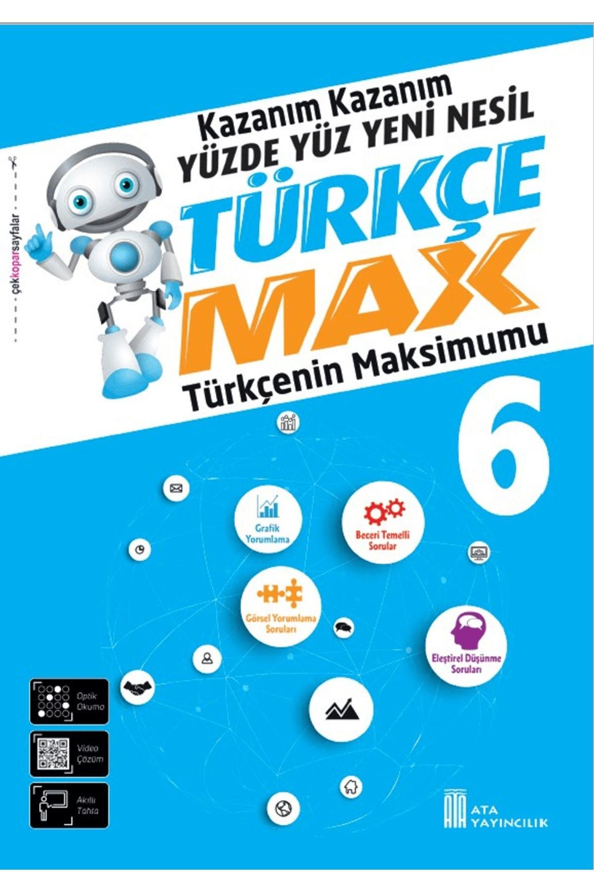 6. Sınıf Türkçe Max Soru Bankası / Kolektif / Ata Yayıncılık / 9786052615034