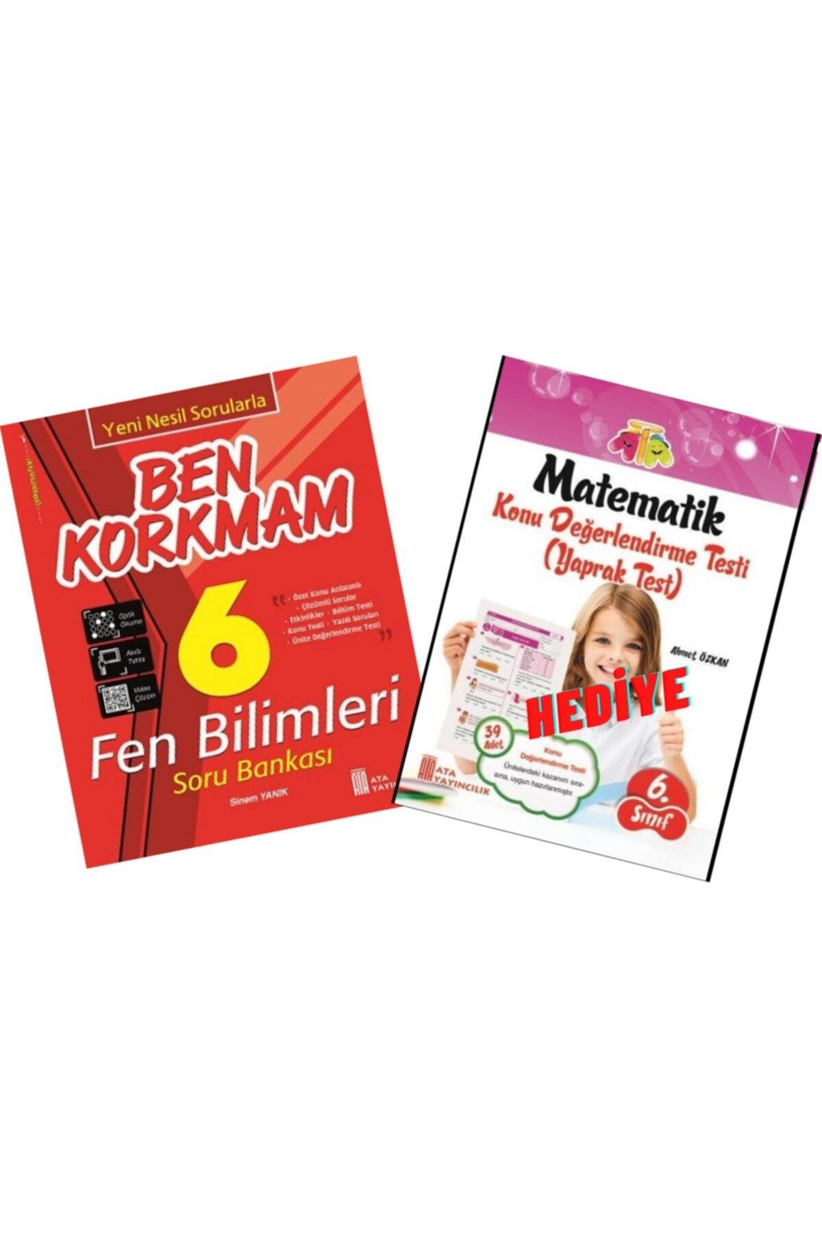 6. Sınıf Ben Korkmam Fen Bilimleri Soru Bankası+matematik 6 Yaprak Test Hediye