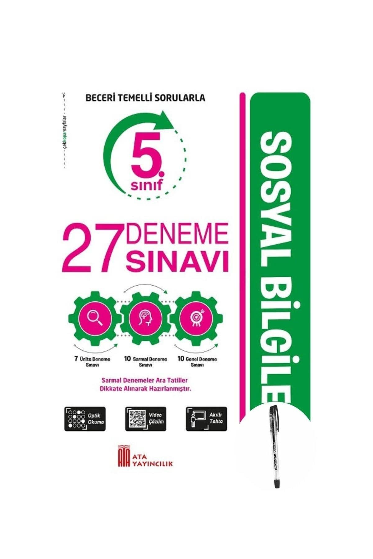 Ata Yayınları 5. Sınıf Sosyal Bilgiler 27 Deneme Sınavı