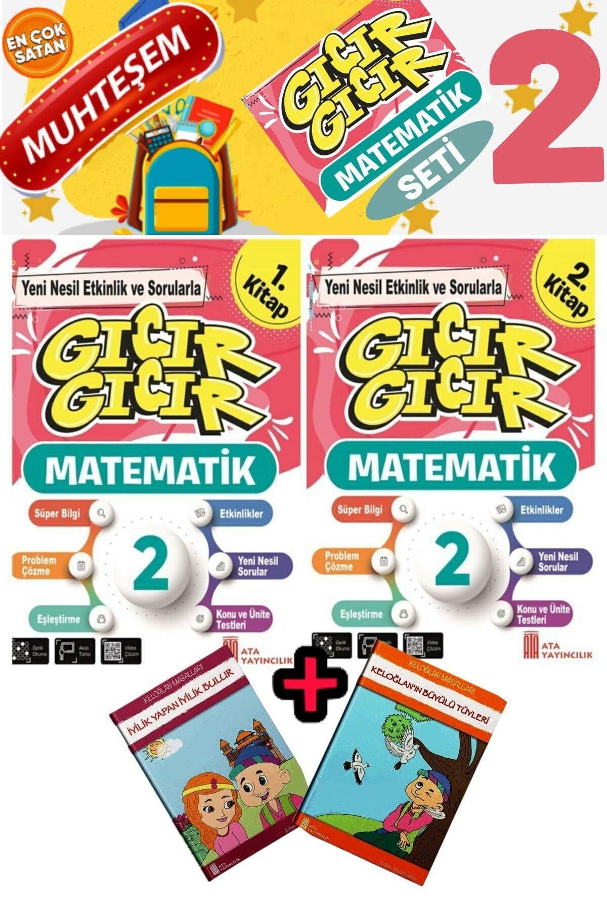 Ata Yayınları Gıcır Gıcır 2.sınıf Matematik 1. Ve 2.kitap