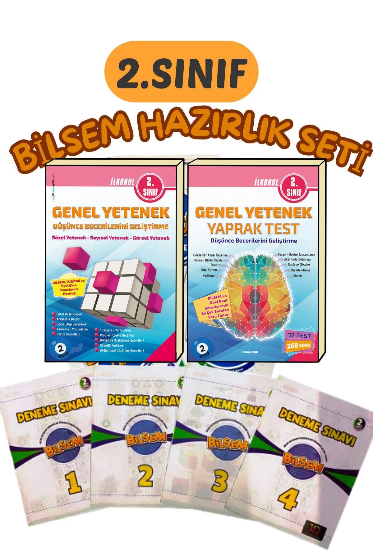 Bilsem 2.sınıf Hazırlık Seti Konu Anlatımlı Soru Çözümlü Ve 4'lü Fasikül Deneme Sınavı