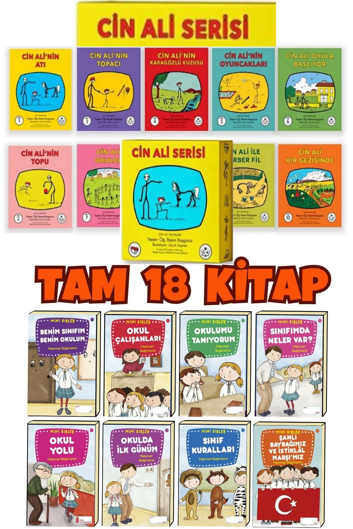 Cin Ali Hikaye Seti 10 Kitap+ 1.sınıflar Için Okumayı Sevdiren Hızlandıran Set