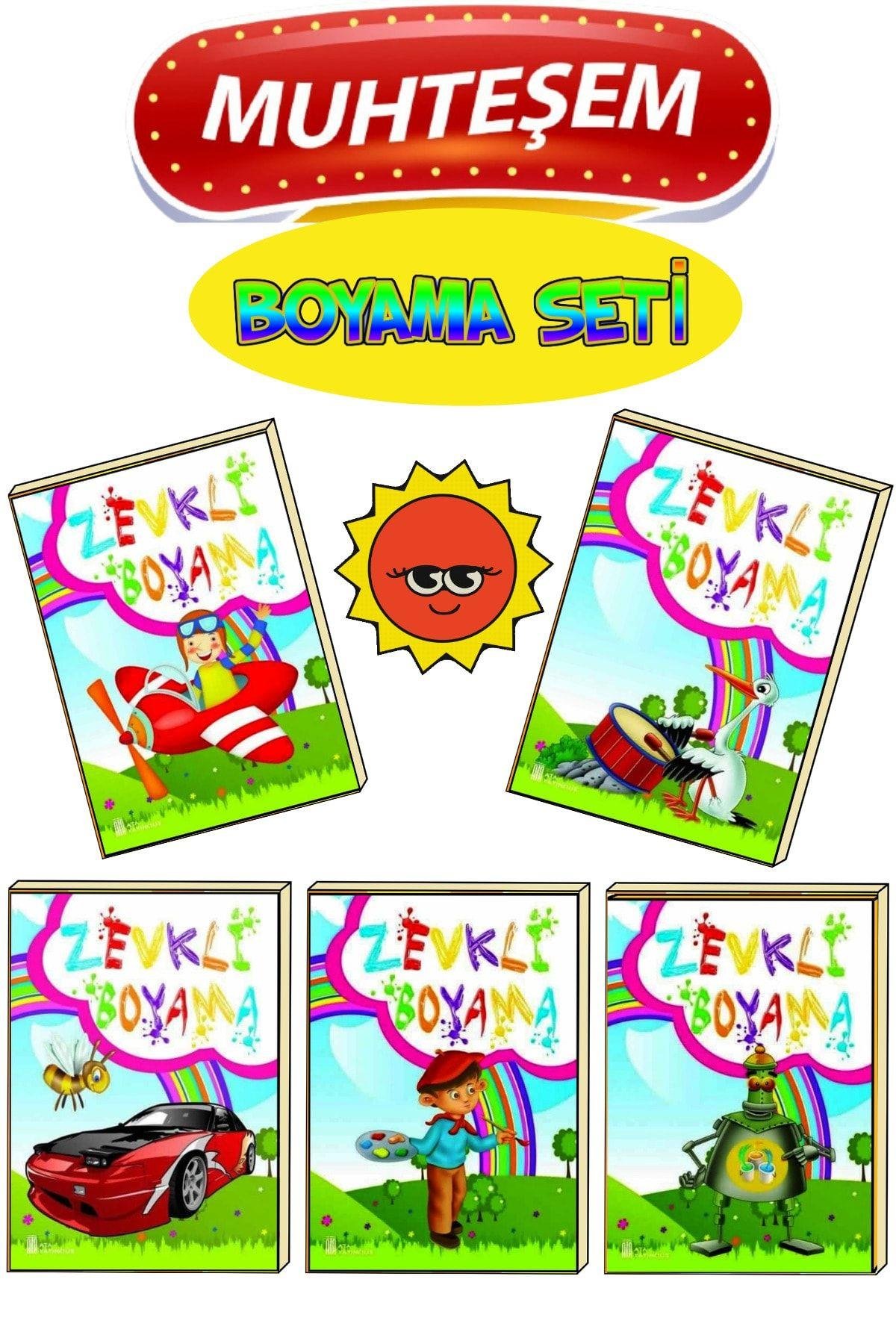 En Eğlenceli Rengarenk Futbolcu Boyama Kitabı Seti