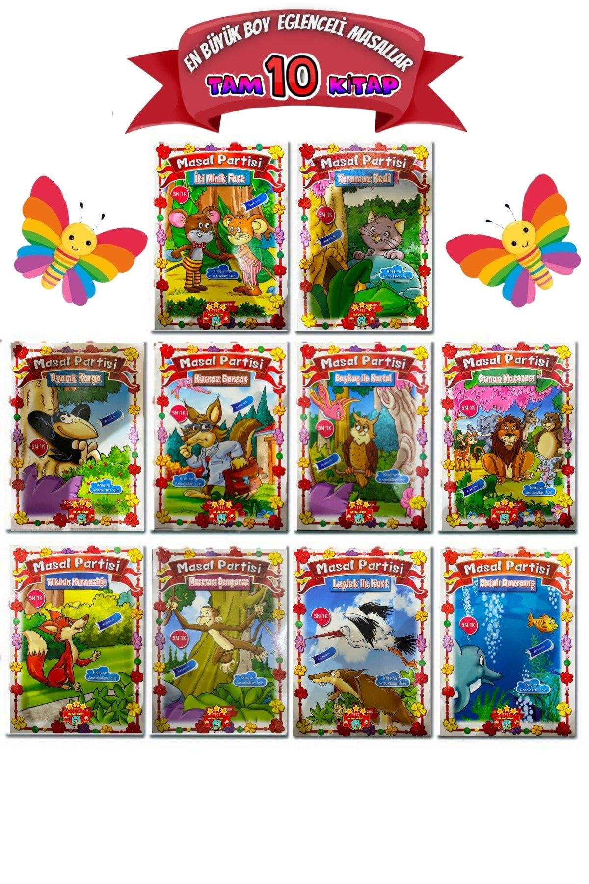 Gönül Kreş Ve Anaokulları Için Masal Seti 10 Kitap Büyük