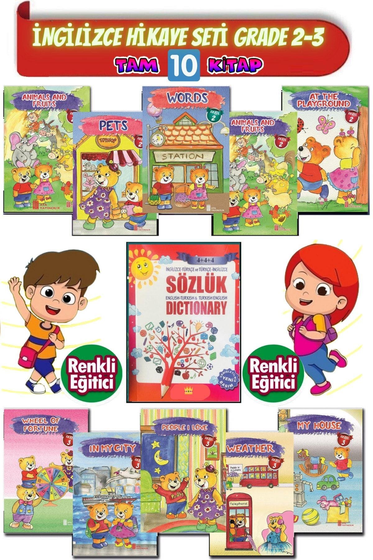 Ingilizce Grade 2-3 Hikaye Seti( 10 Süper Kitap) Ingilizce Sözlük