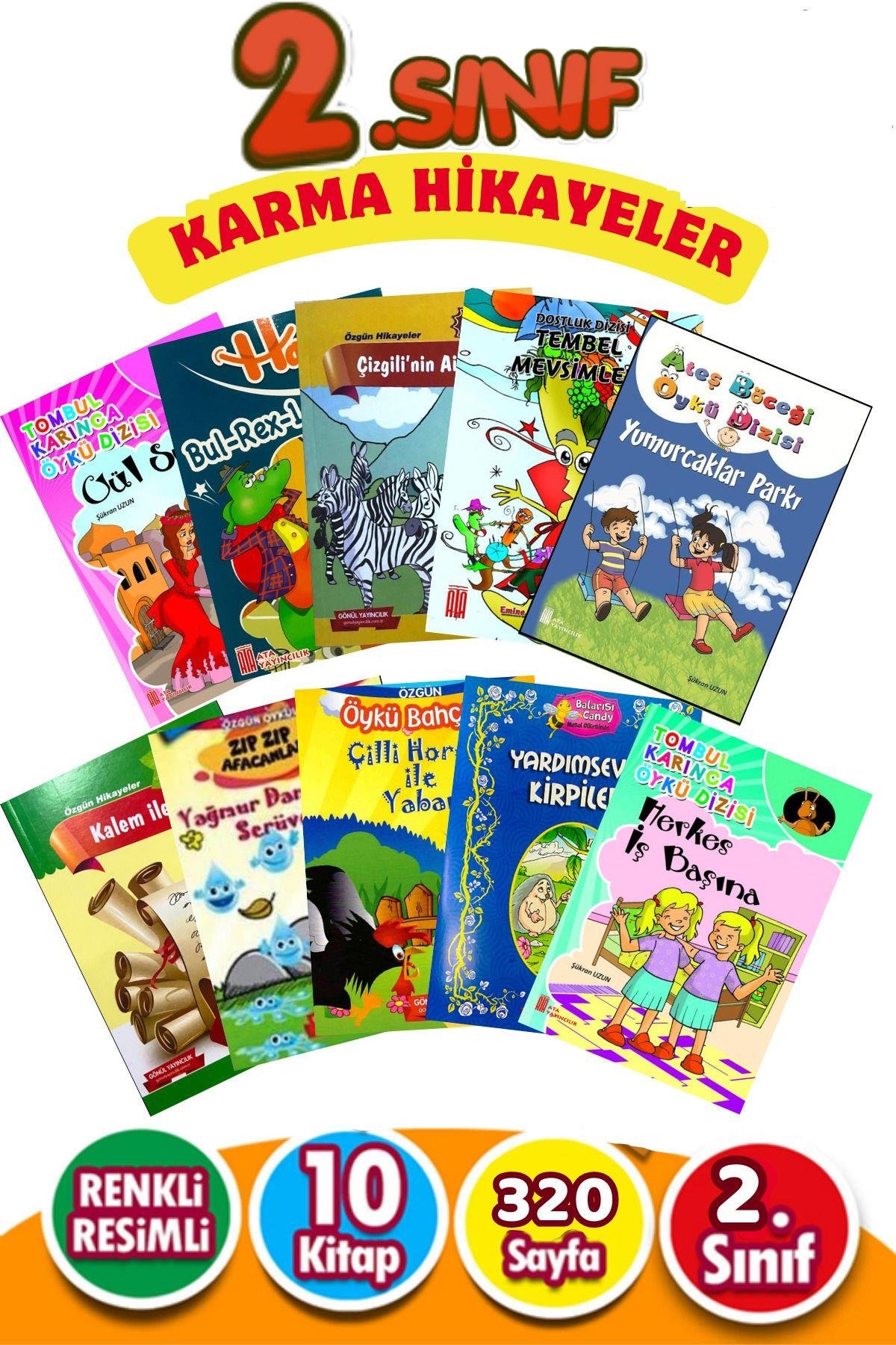 Karma Hikaye Seti  10 Kitap 2. Sınıflar için