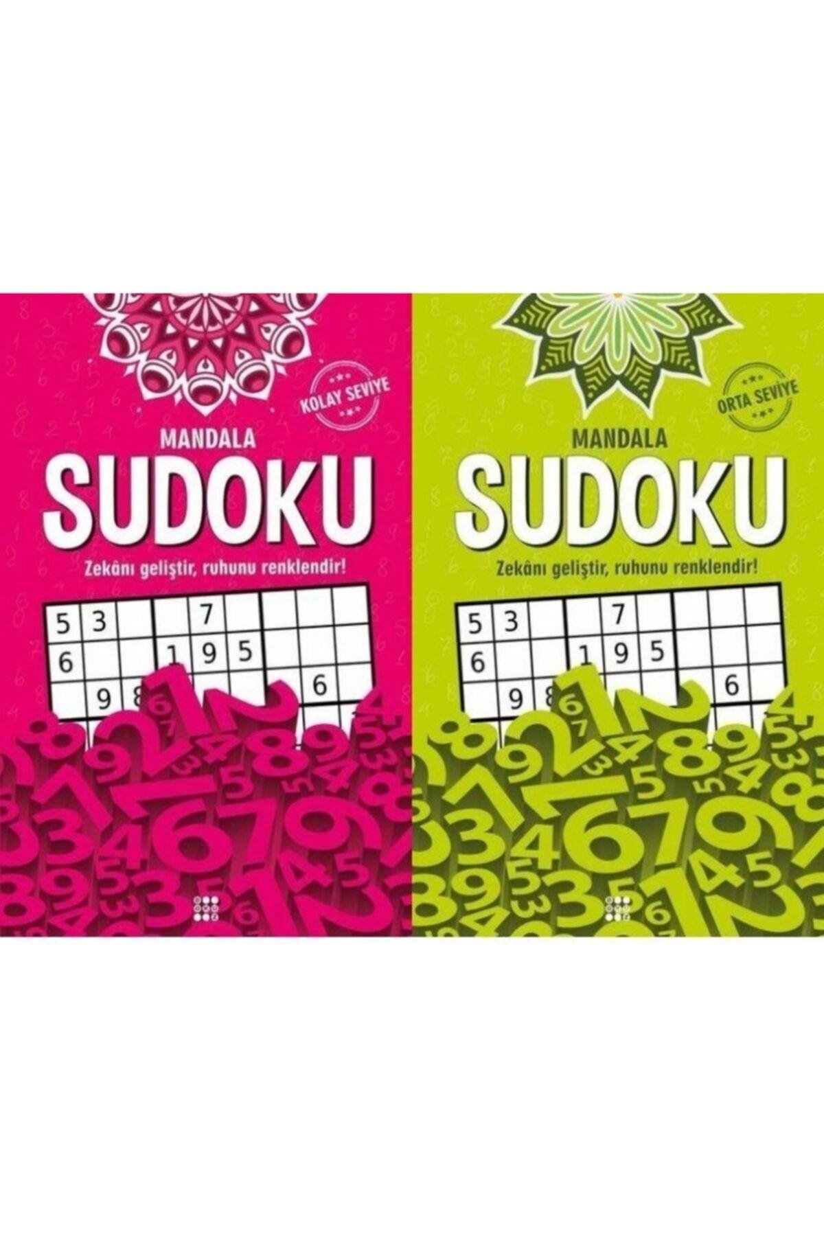 Mandala Sudoku Kolay Seviye / Orta Seviye 2 Kitap Set