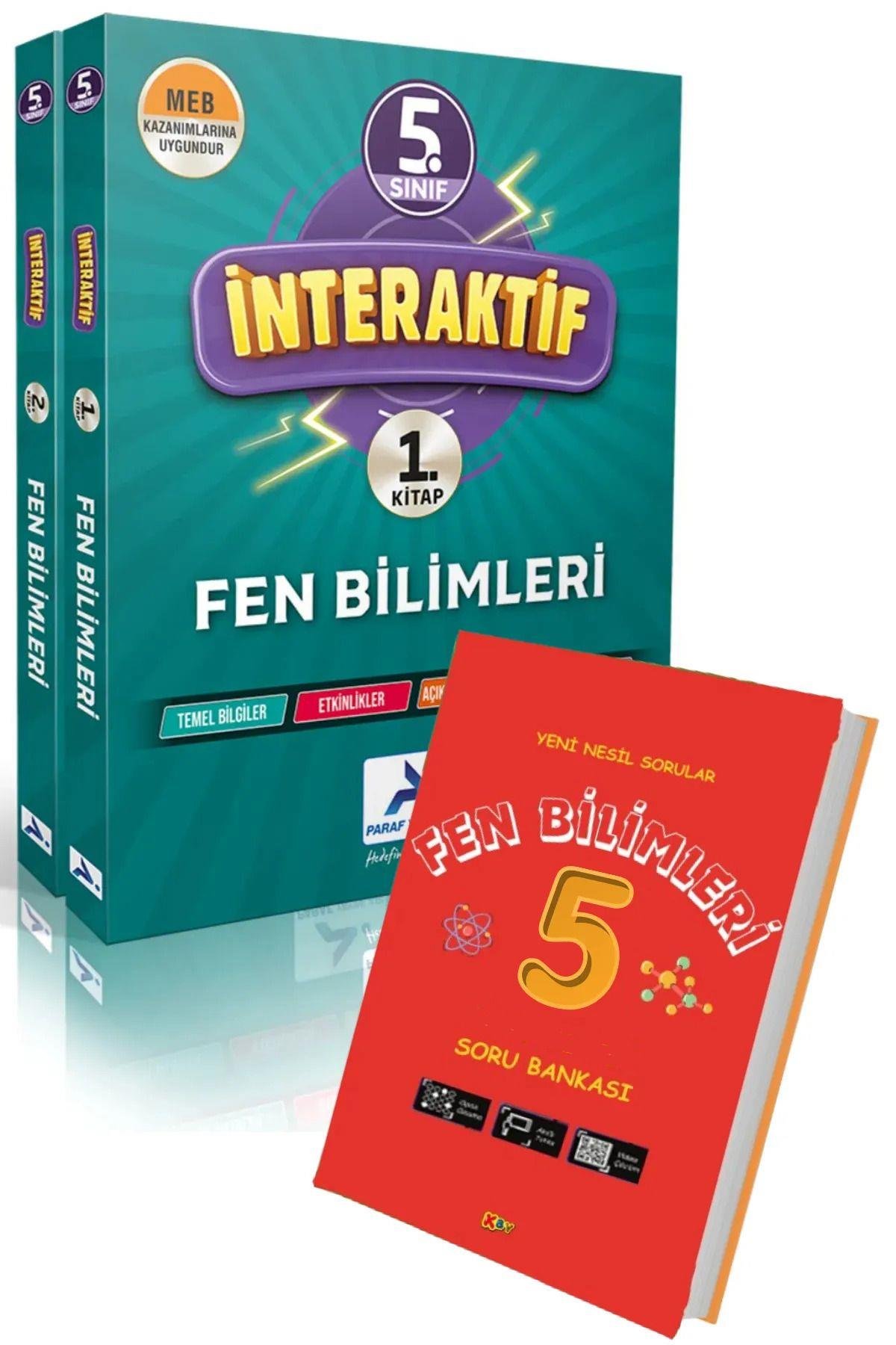 Paraf 5. Sınıf Interaktif Fen Bilimleri Soru Kütüphanesi Artı Fen Bilimleri Konu Özetli Soru Bankası