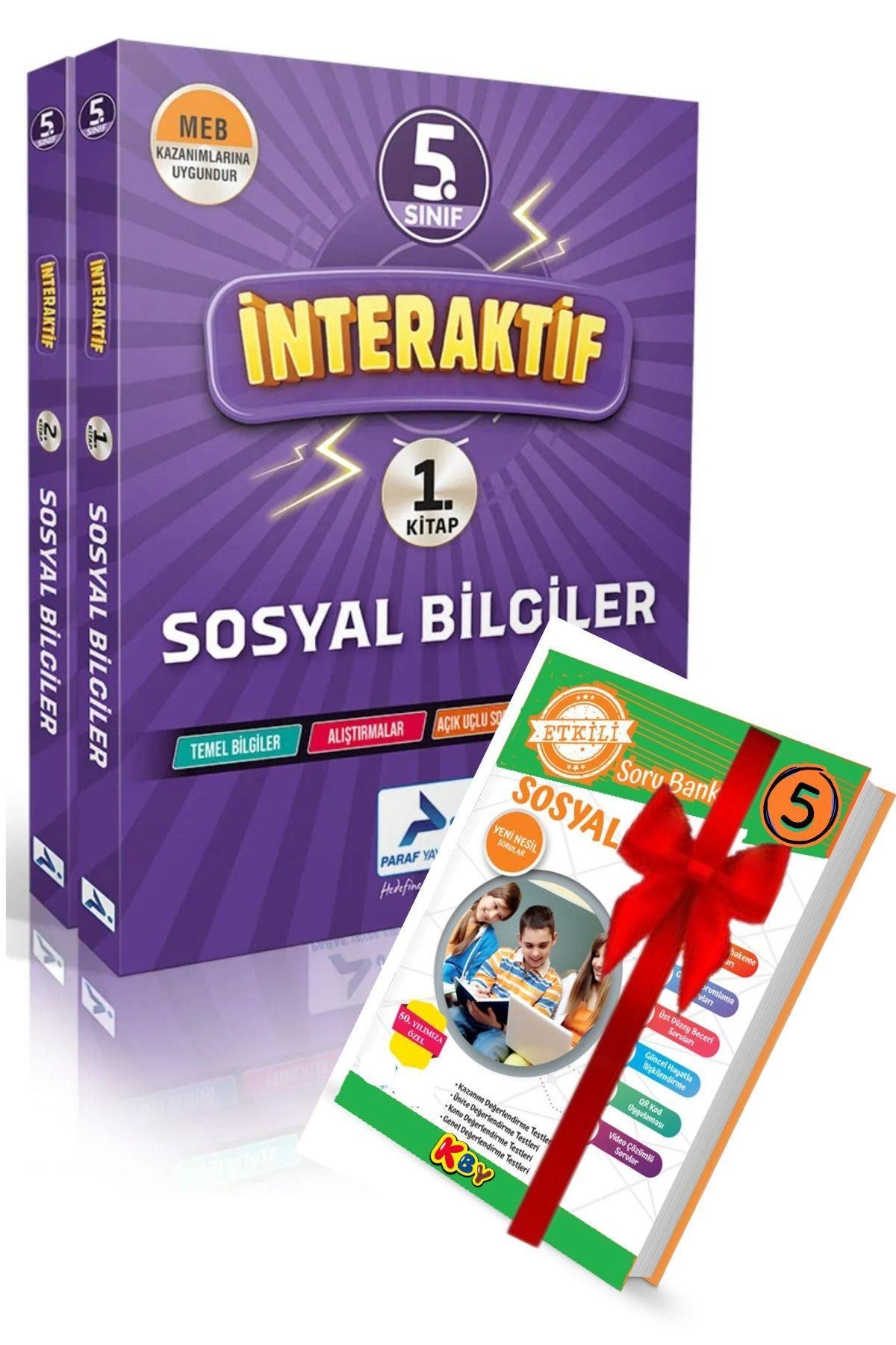 Paraf 5. Sınıf Interaktif Sosyal Bilgiler Soru Kütüphanesi Artı Sosyal Bilgiler Konu Özetli Soru B.
