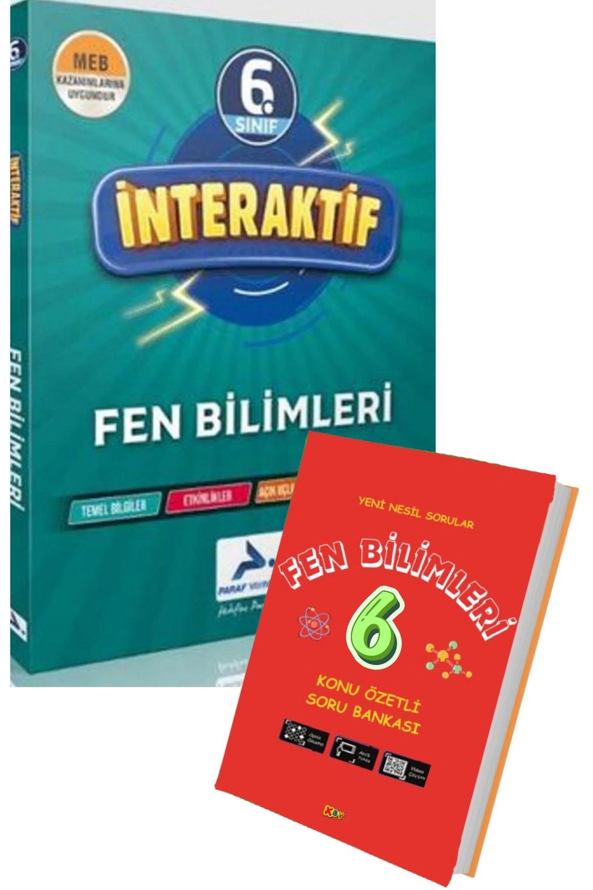 Paraf 6. Sınıf Interaktif Fen Bilimleri Soru Kütüphanesi Artı Fen Bilimleri Konu Özetli Soru Bankası