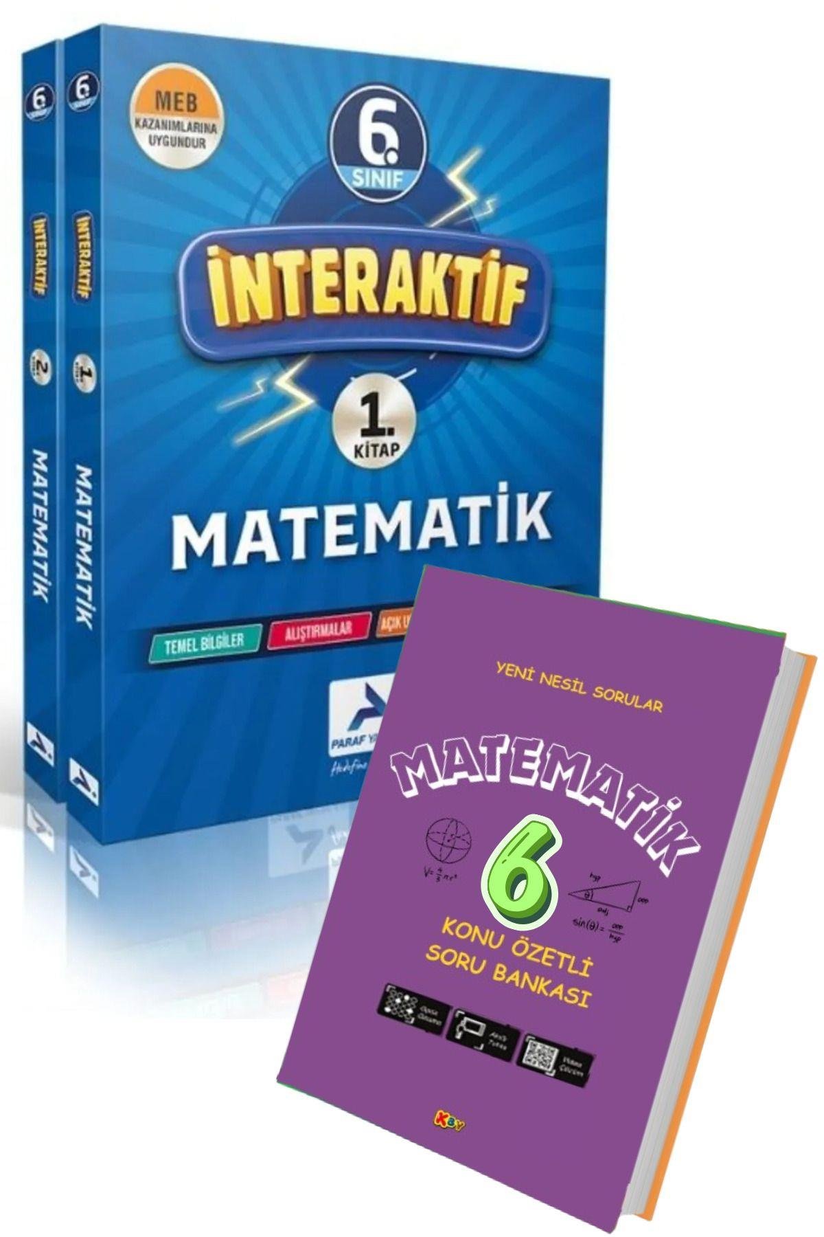 Paraf 6. Sınıf Interaktif Matematik Soru Kütüphanesi Artı Matematik Konu Özetli Soru Bankası