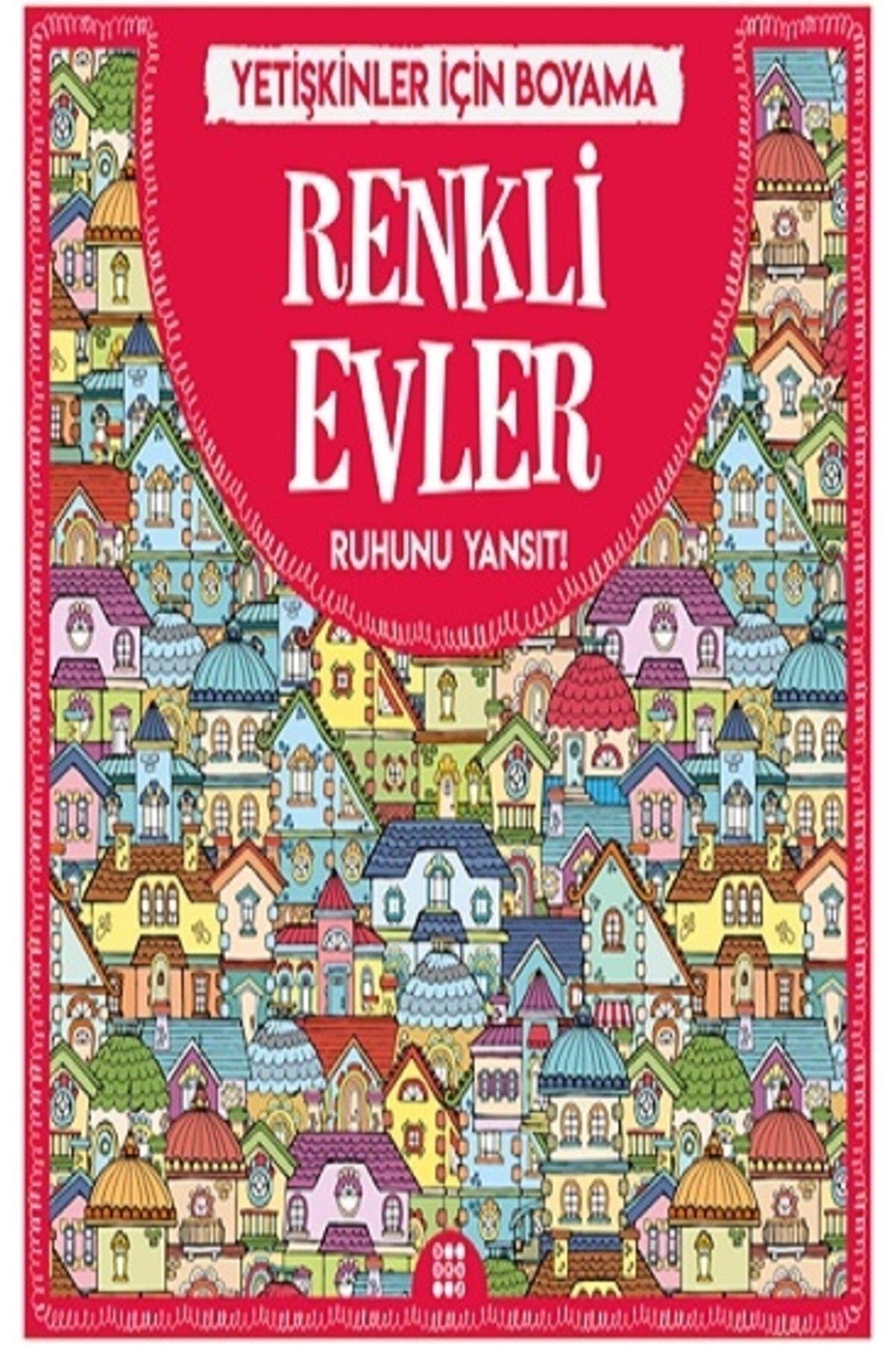 Renkli Evler - Yetişkinler Için Boyama