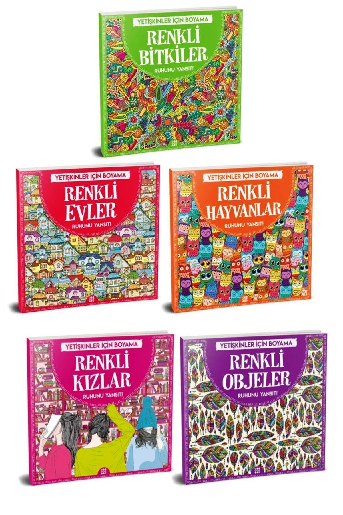 Yetişkinler Için Boyama Mandala 5 Kitap