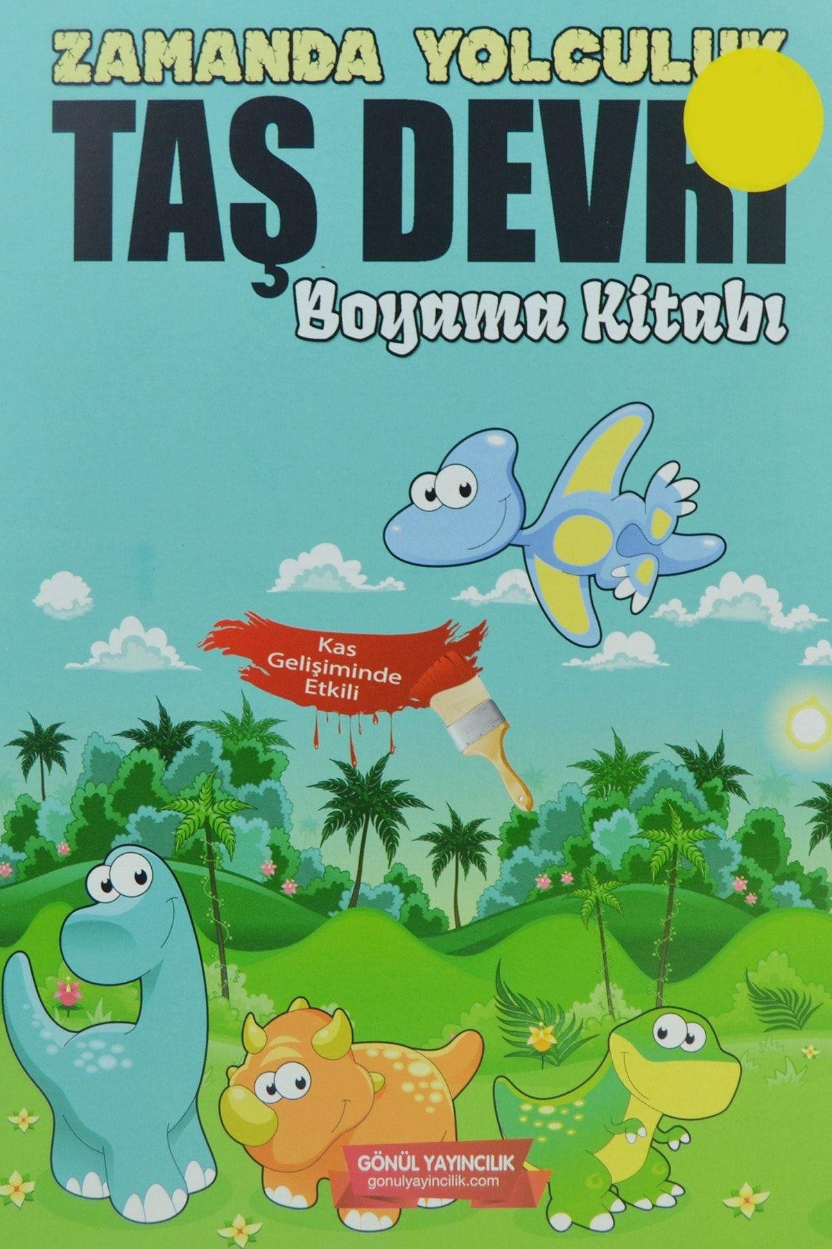 Zamanda Yolculuk Taş Devri Boyama Kitabı