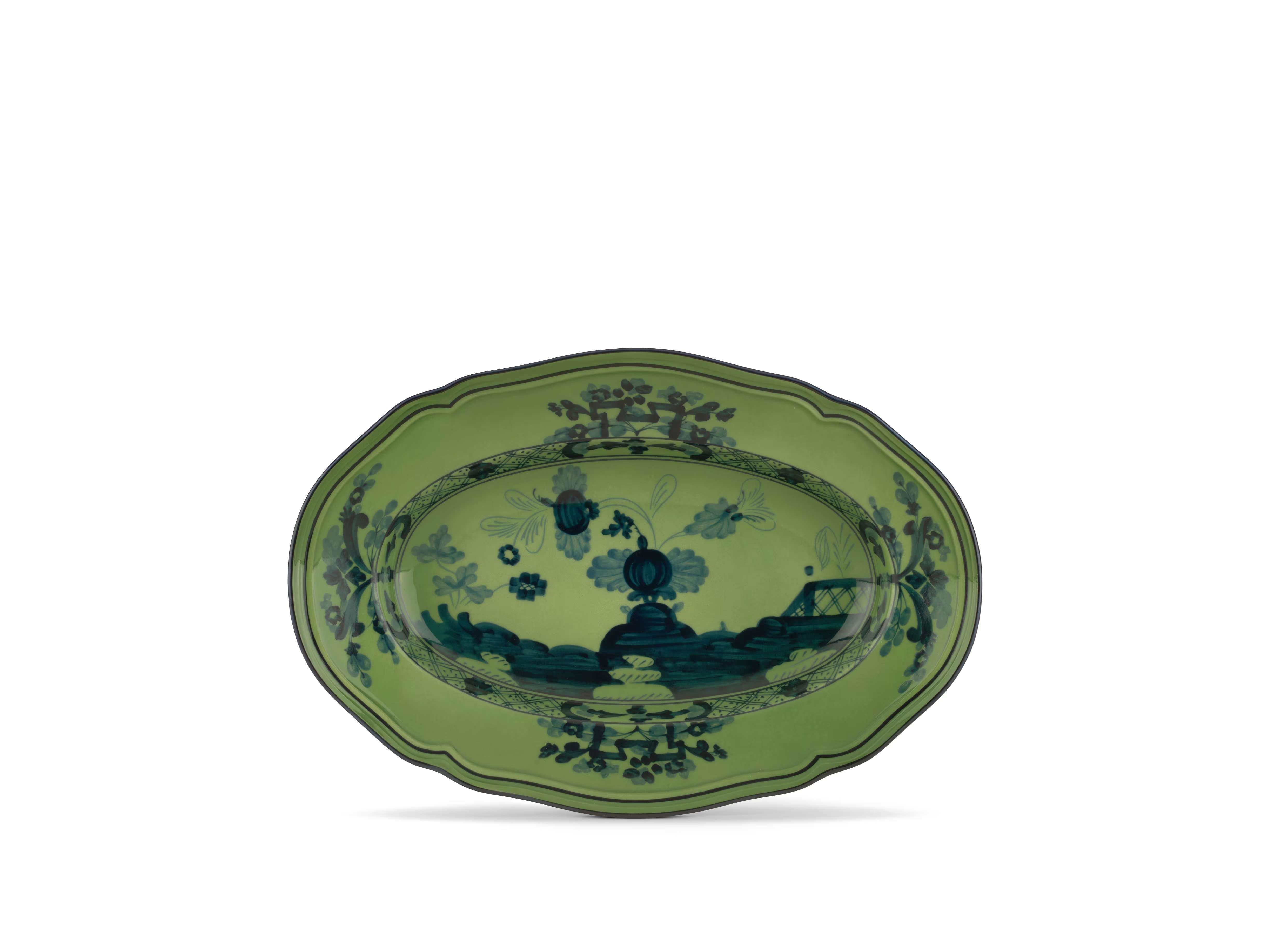Oriente İtaliano-Malachite 22,5 cm Oval Servis
