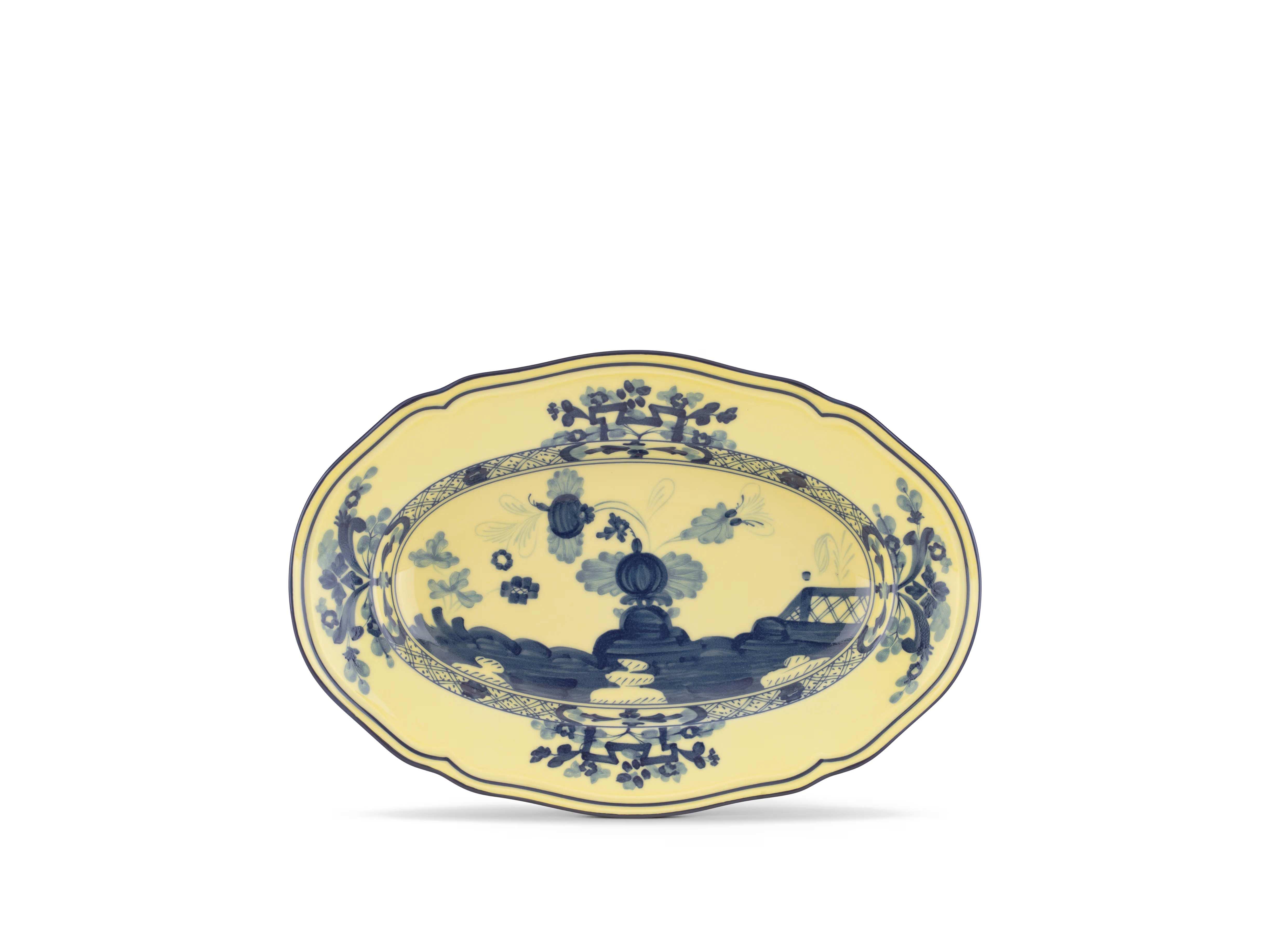 Oriente İtaliano-Citrino 22,5 cm Oval Servis