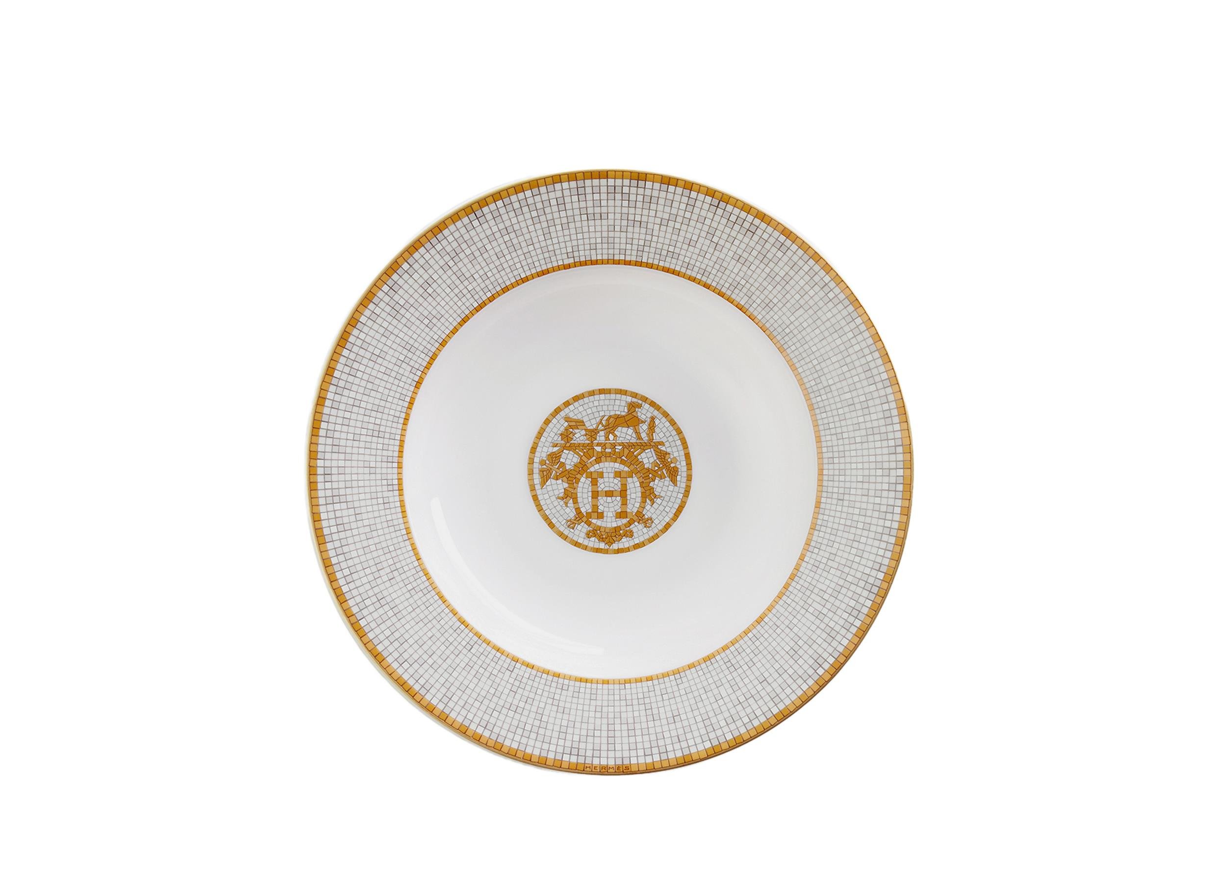 Mosaique Au 24 Gold Çukur Yemek Tabağı