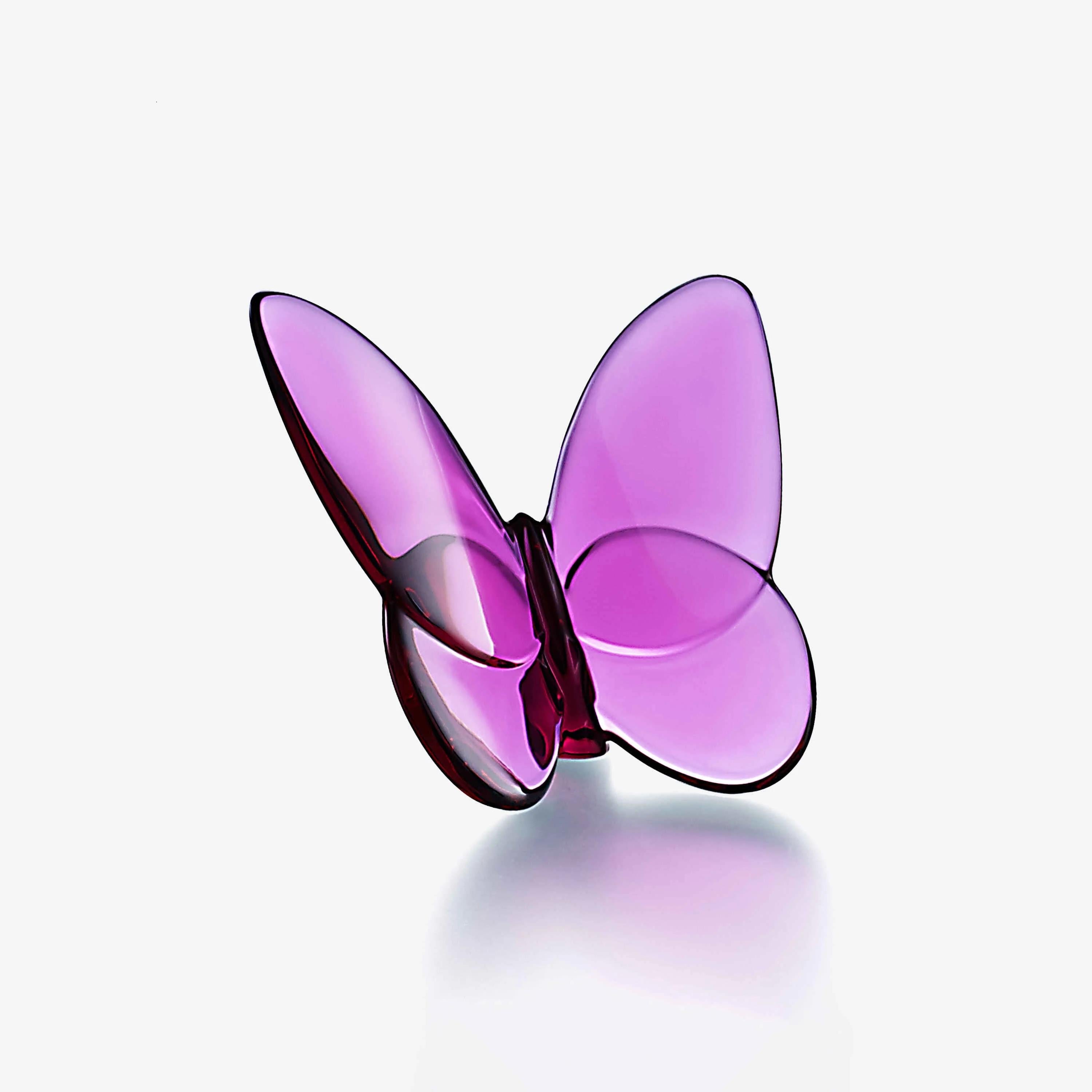 Papillon Lucky Peony Kelebek Kristal Biblo