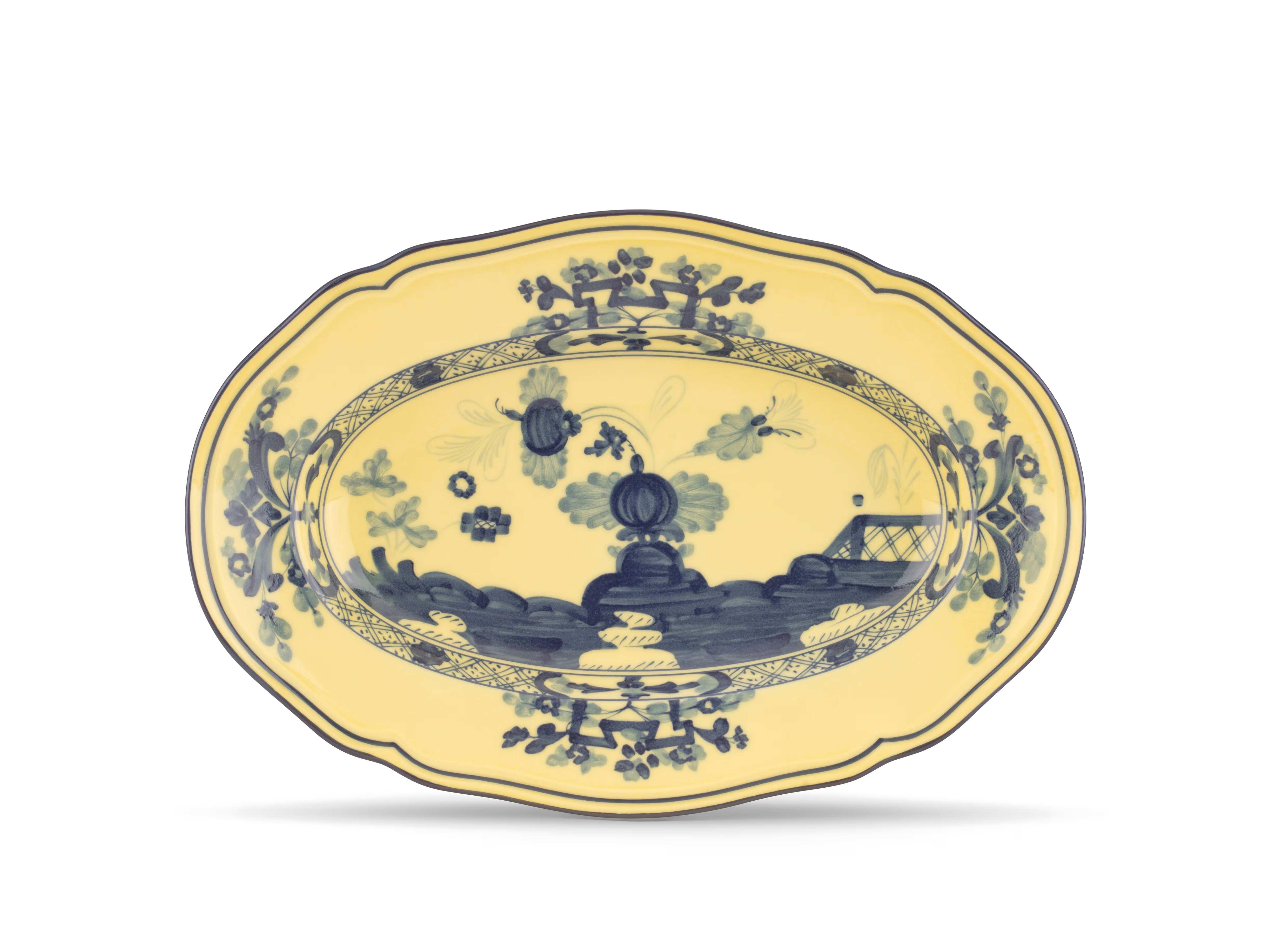 Oriente İtaliano-Citrino 34 cm Oval Servis