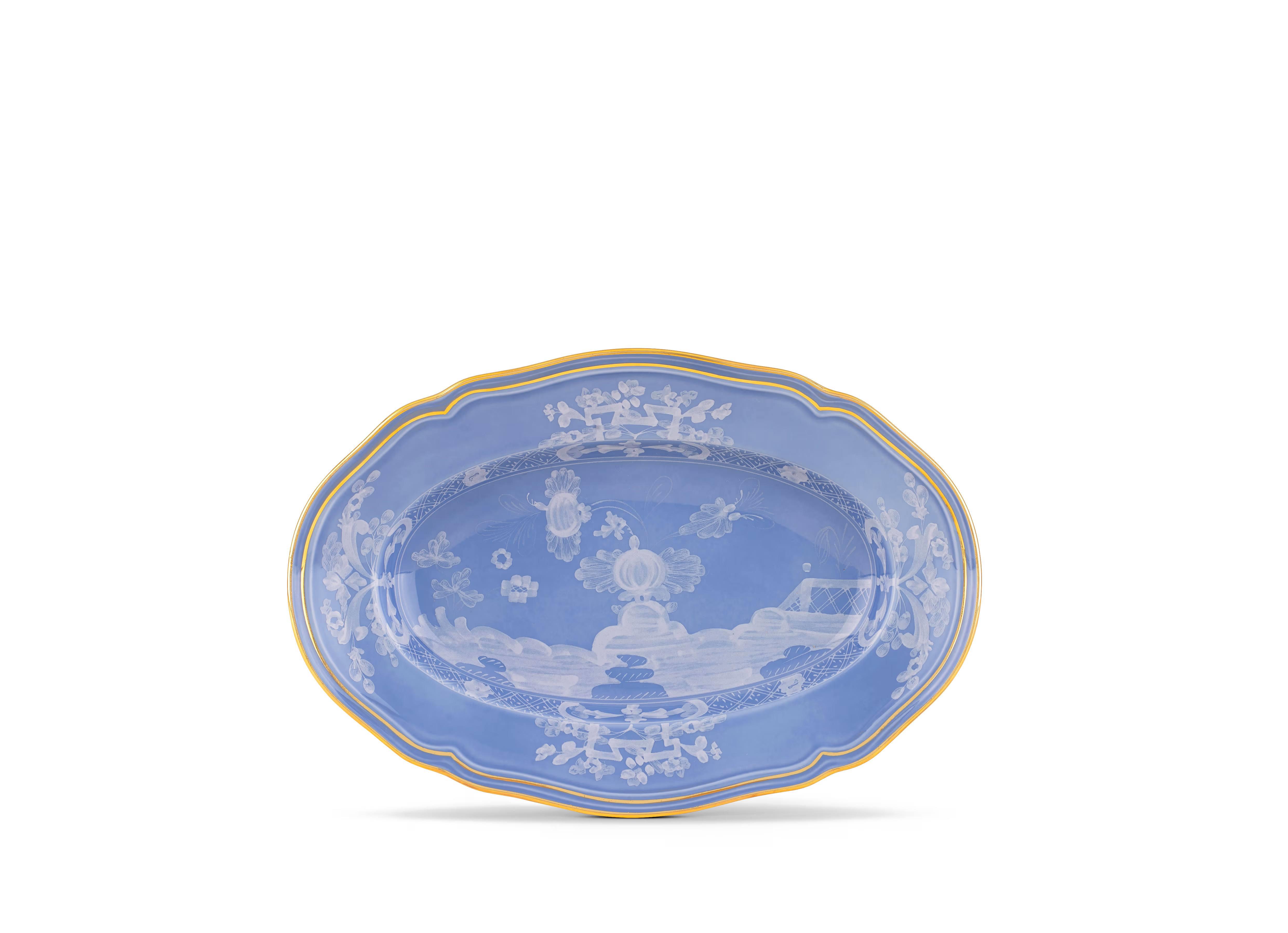 Oriente İtaliano-Pervinca 22,5 cm Oval Servis