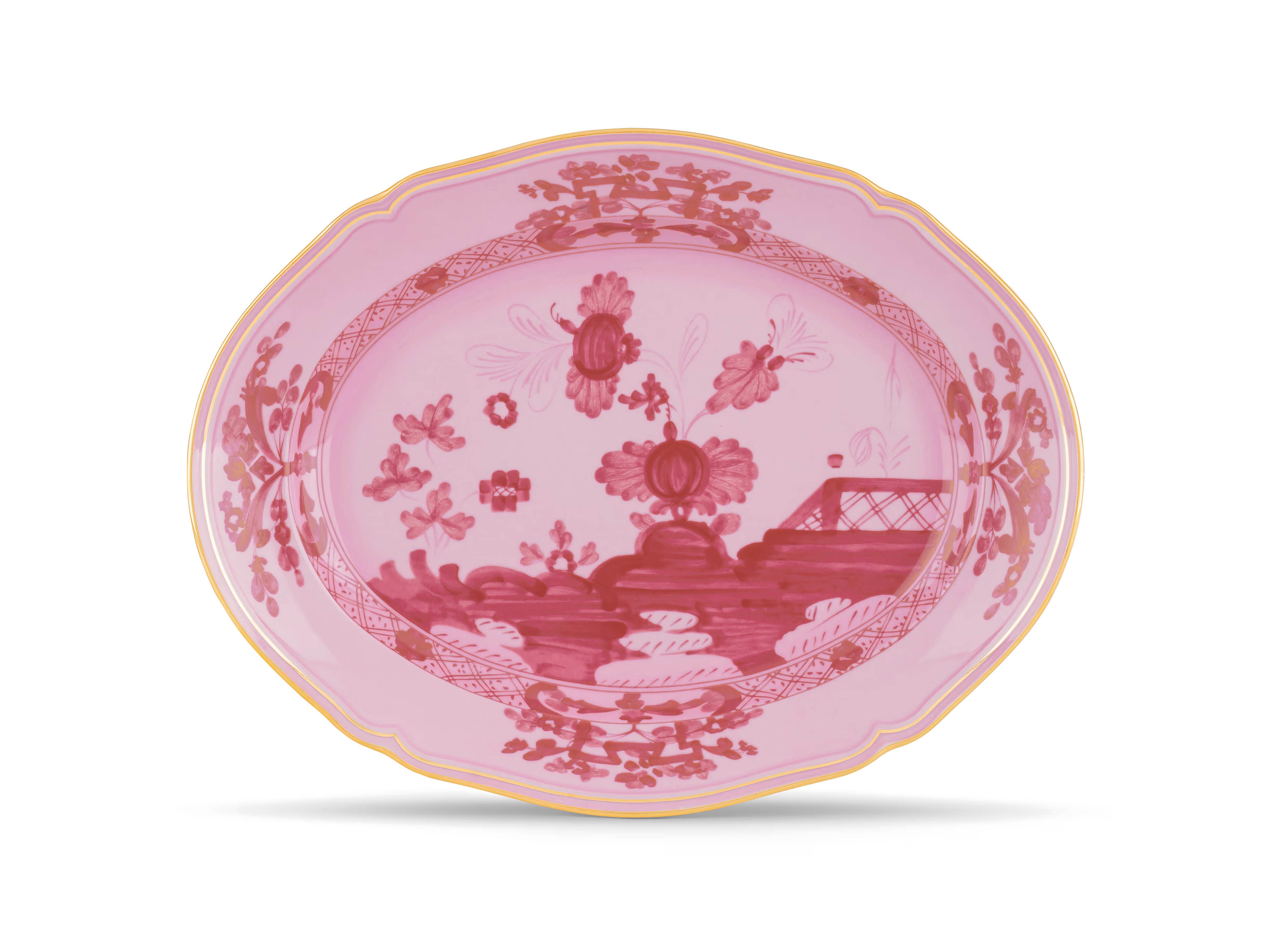 Oriente İtaliano-Porpora 34 cm Oval Servis