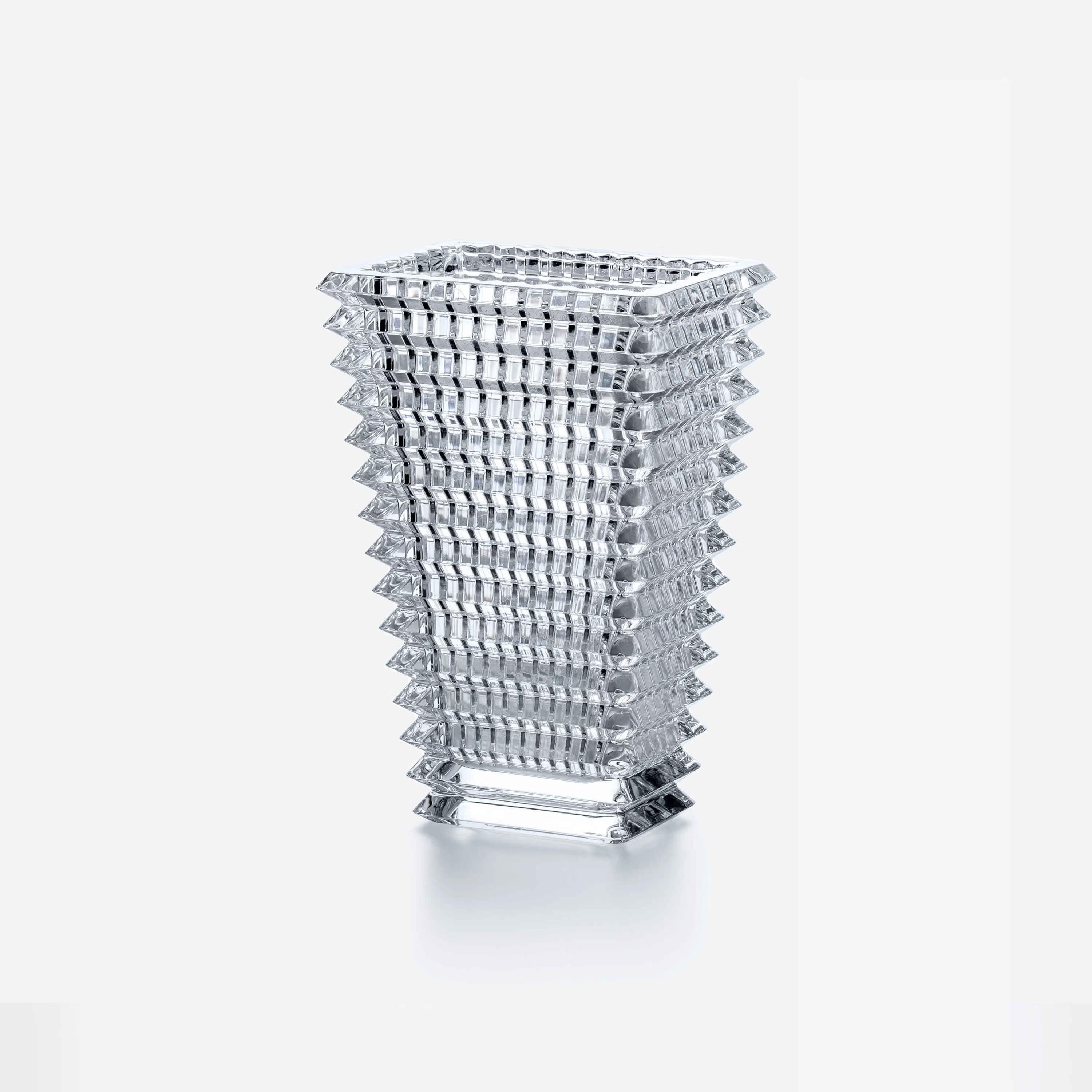 Eye Vase S Rectangular Clear Kristal Vazo