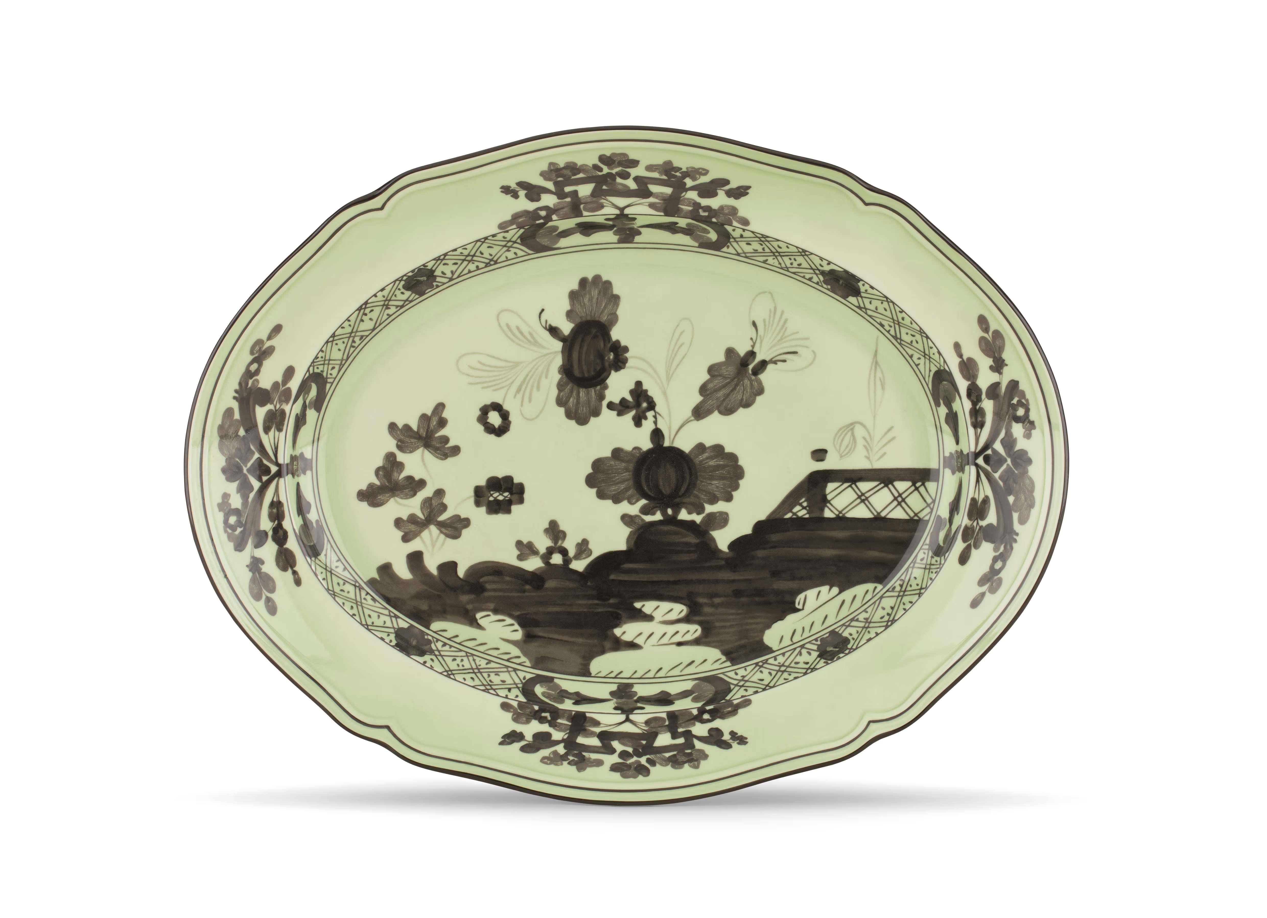 Oriente İtaliano-Bario 34 cm Oval Servis